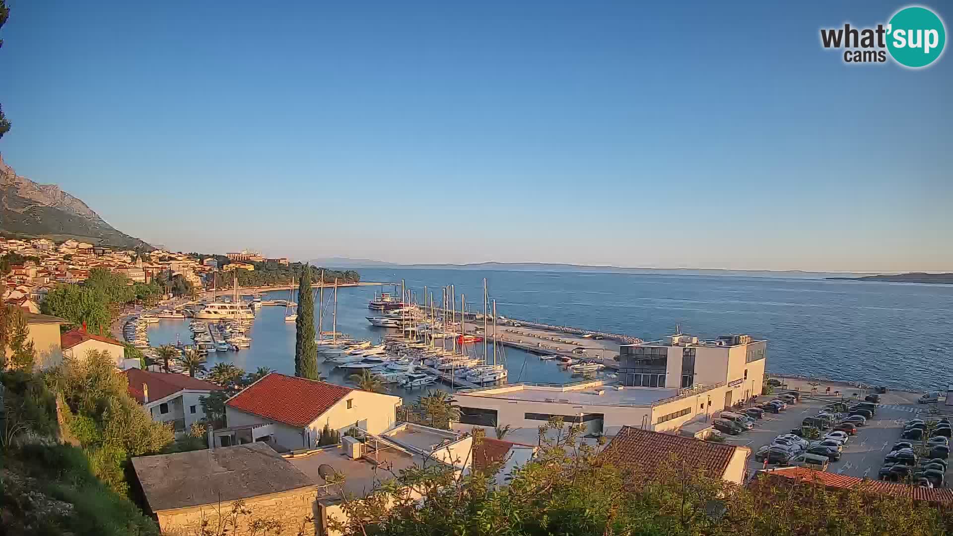 Panoramic view of Baška Voda