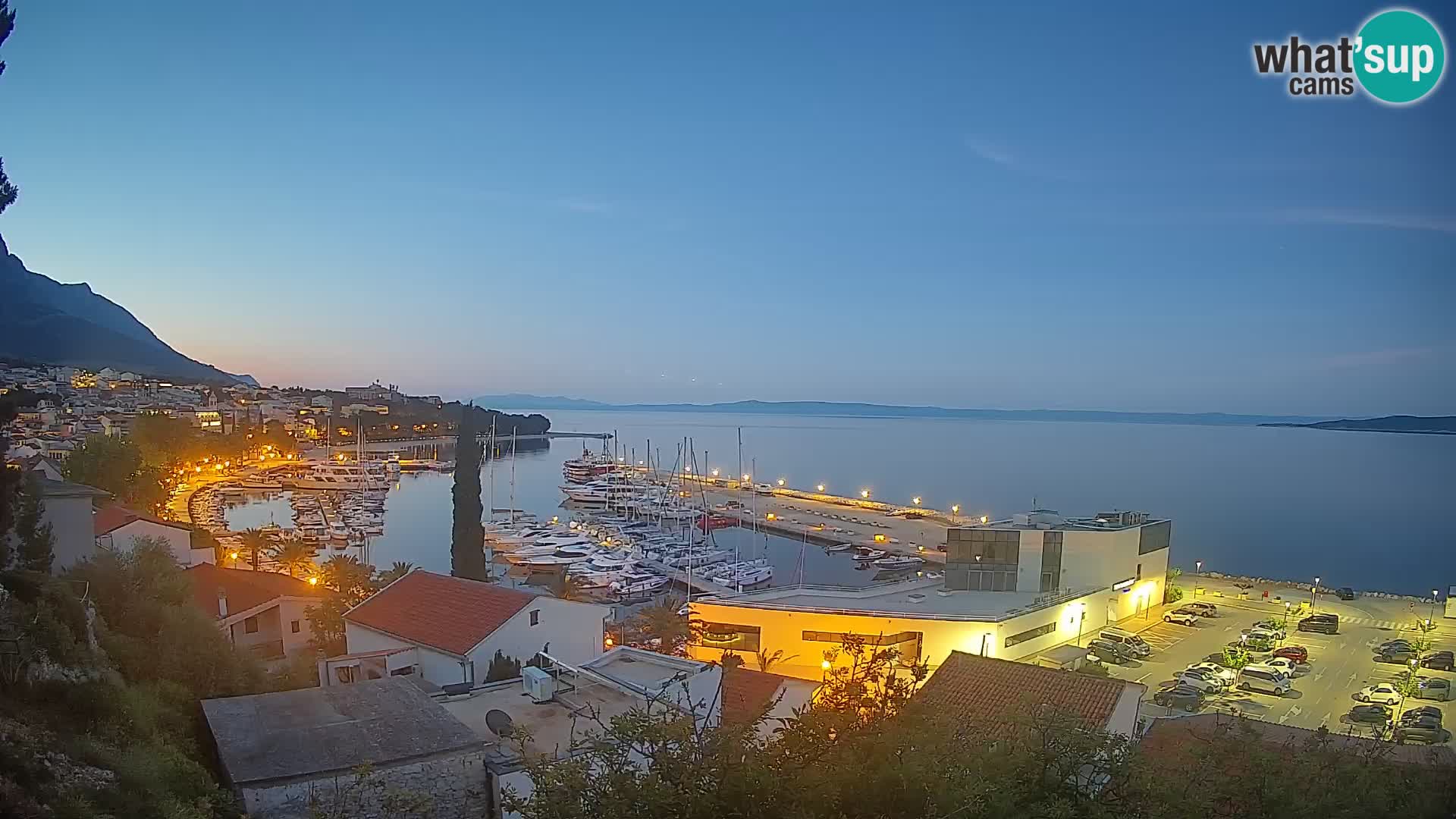 Blick auf Baska Voda