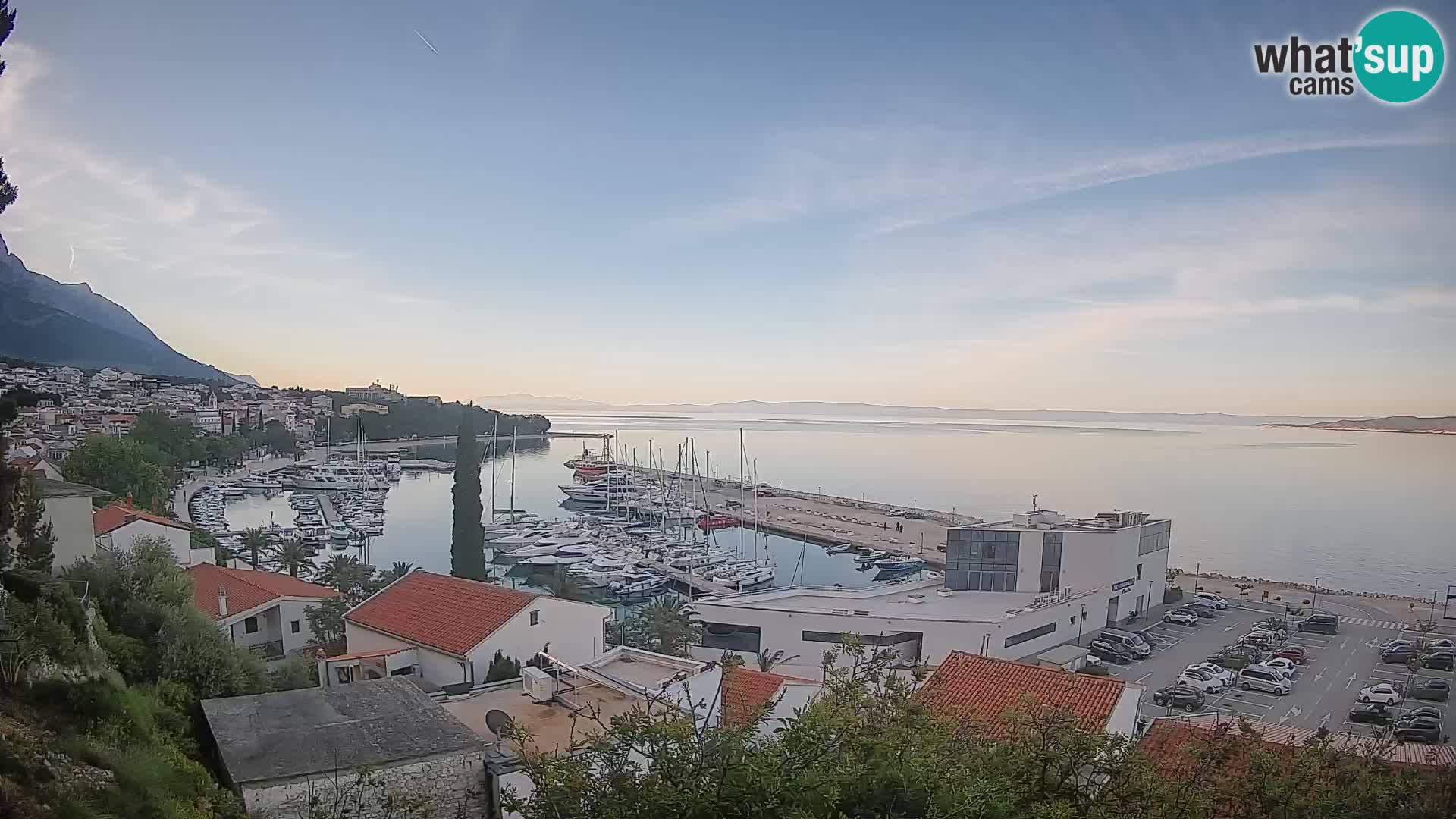 Panoramic view of Baška Voda