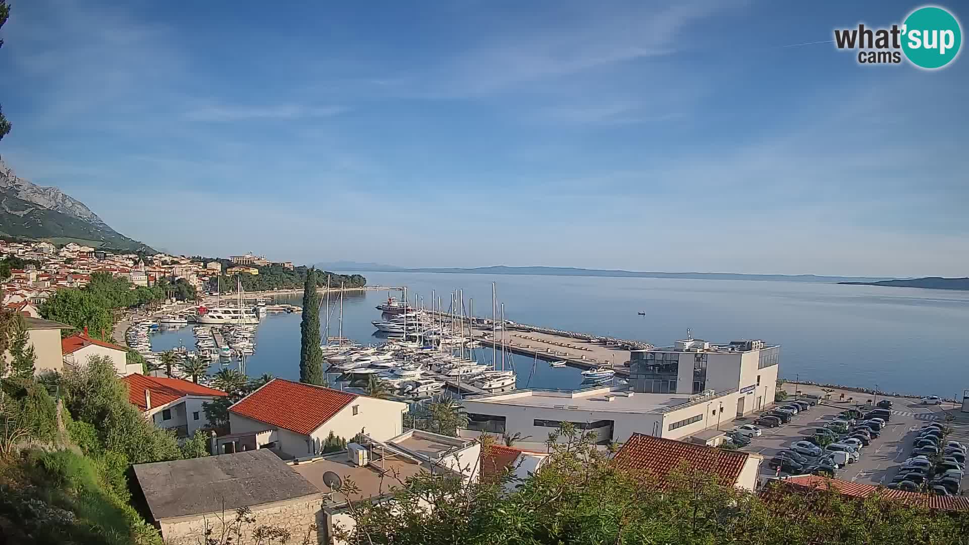Panoramic view of Baška Voda