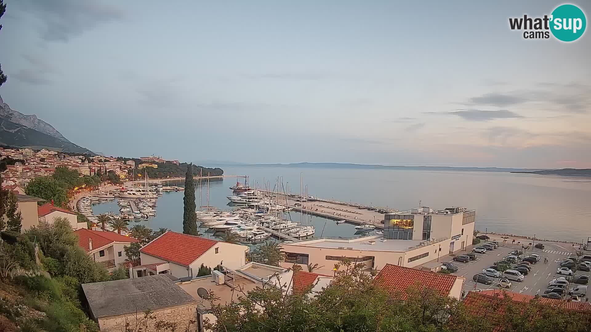 Panoramic view of Baška Voda