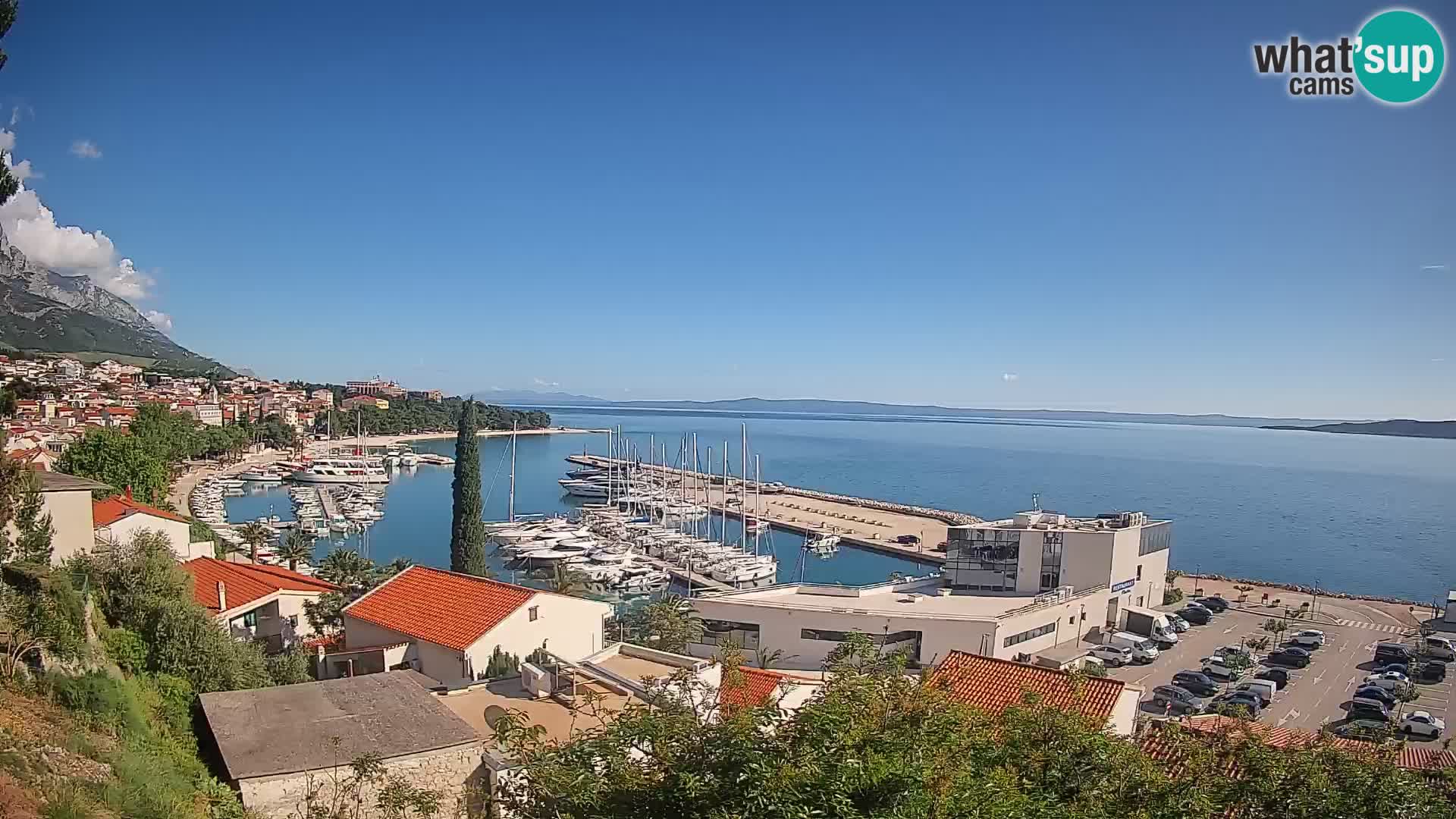 Panoramic view of Baška Voda