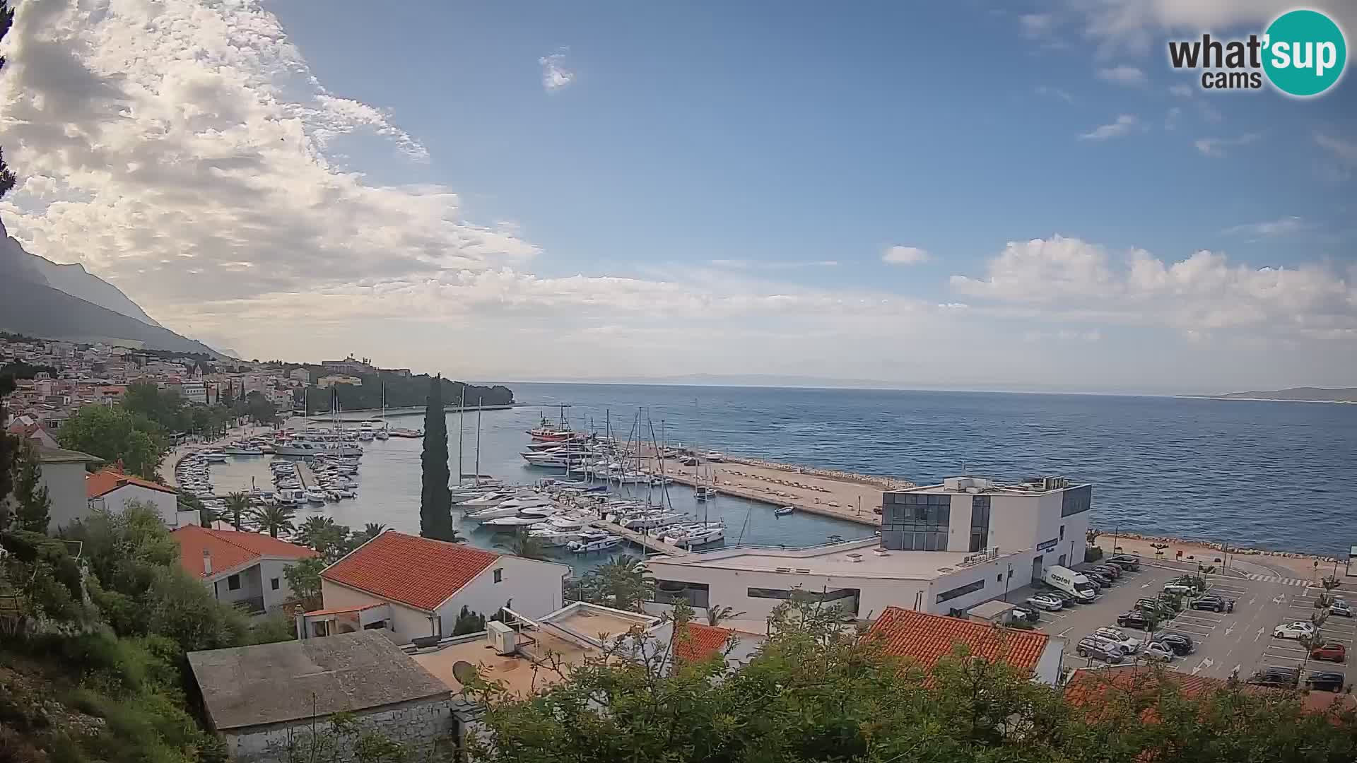 Panoramic view of Baška Voda