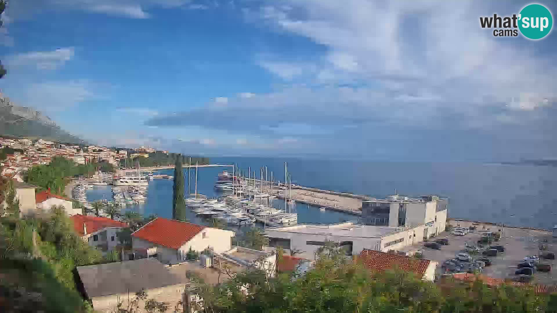Panoramic view of Baška Voda
