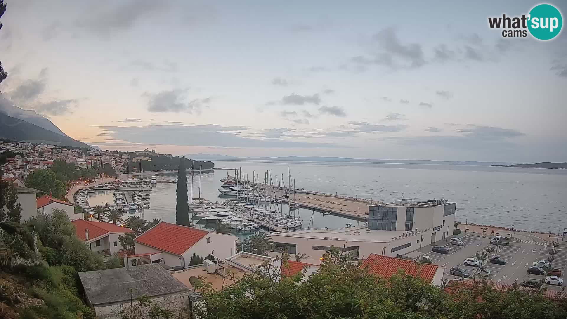 Panoramic view of Baška Voda