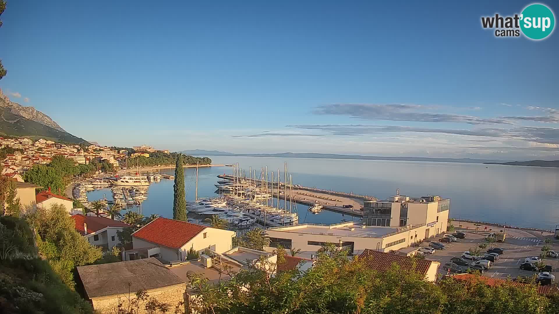 Blick auf Baska Voda