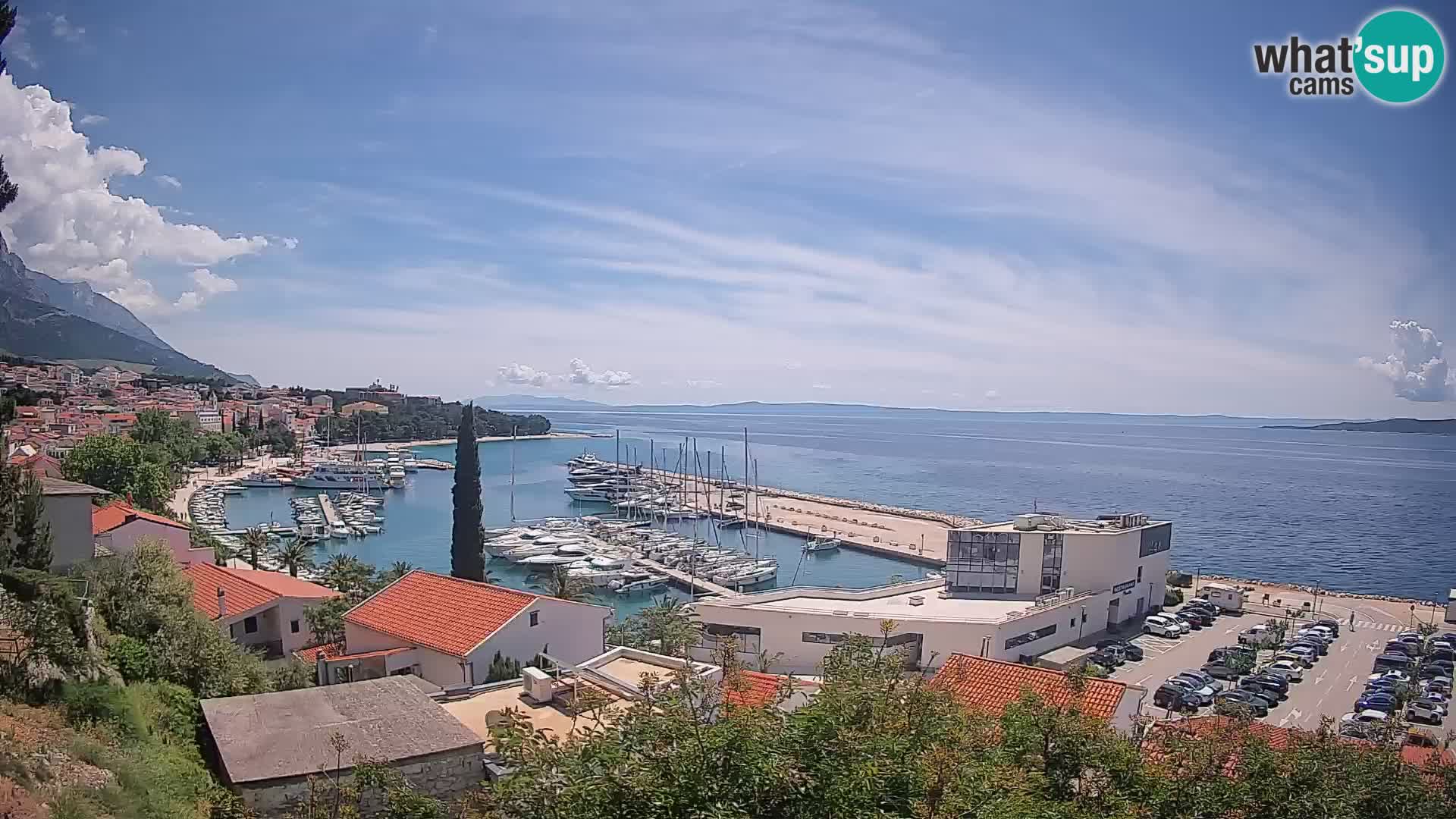 Panoramic view of Baška Voda