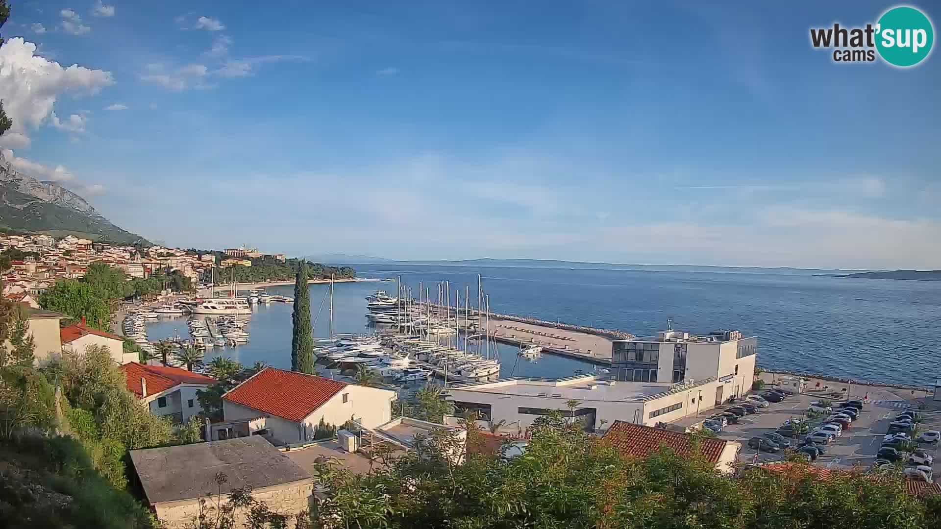 Panoramic view of Baška Voda
