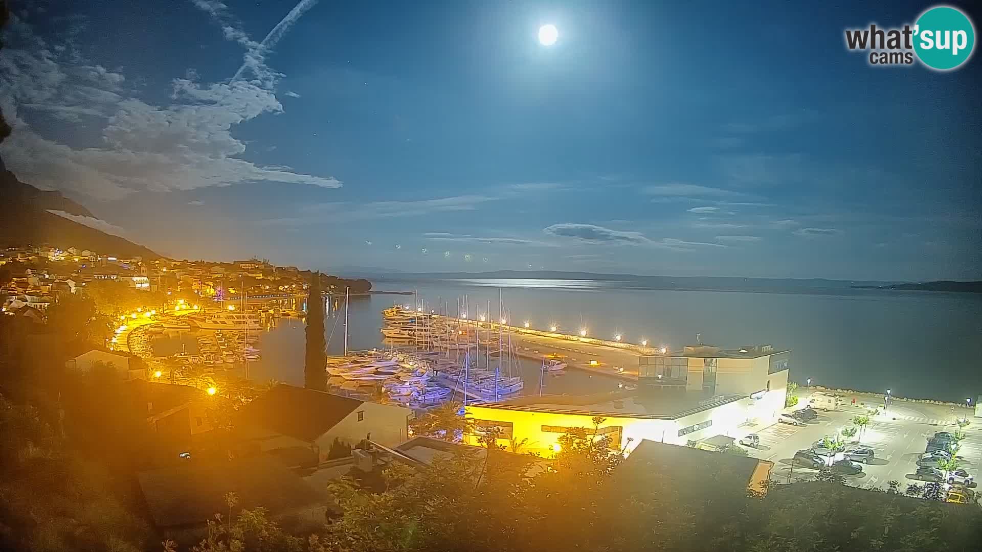 Panoramic view of Baška Voda