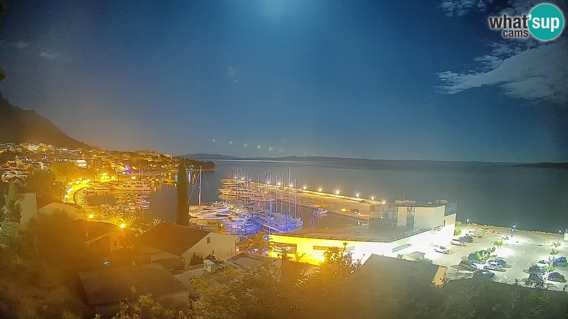 Panoramic view of Baška Voda