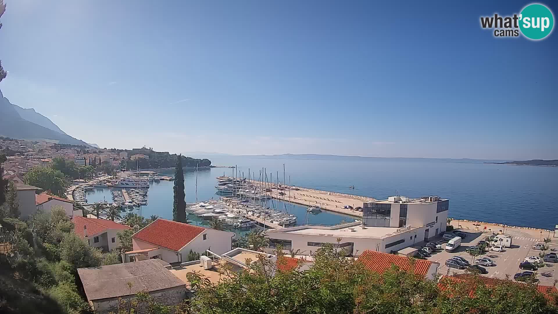 Blick auf Baska Voda