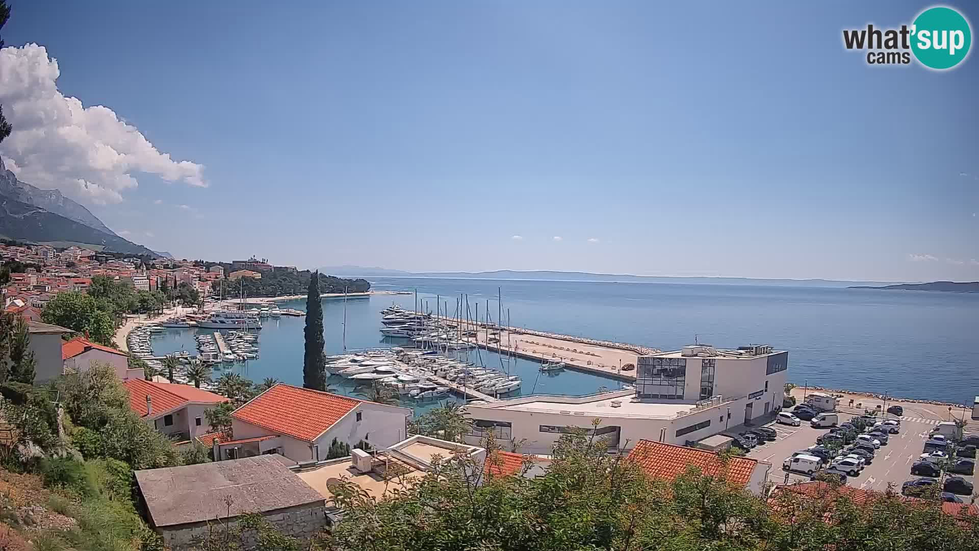 Panoramic view of Baška Voda