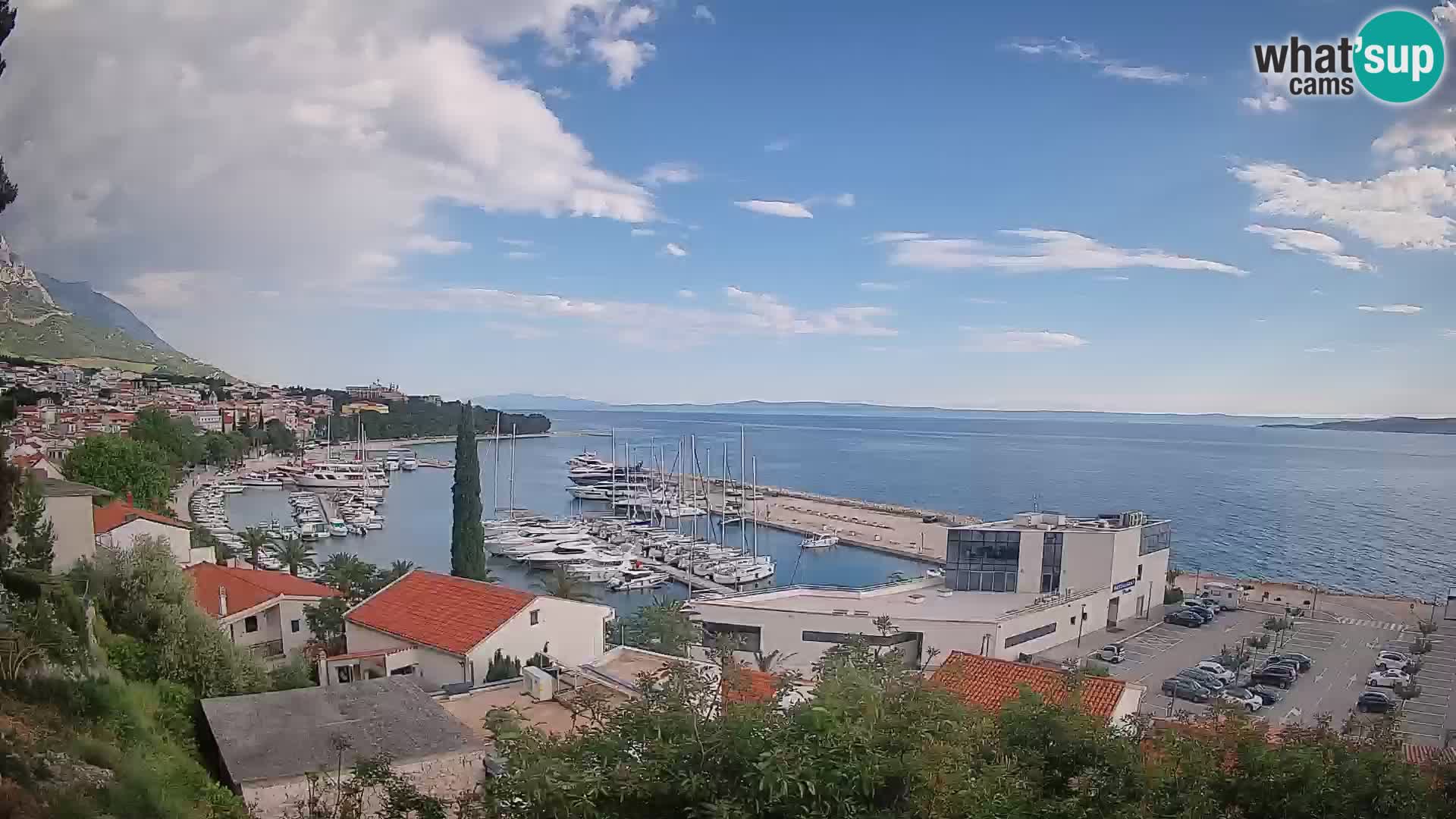 Panoramic view of Baška Voda