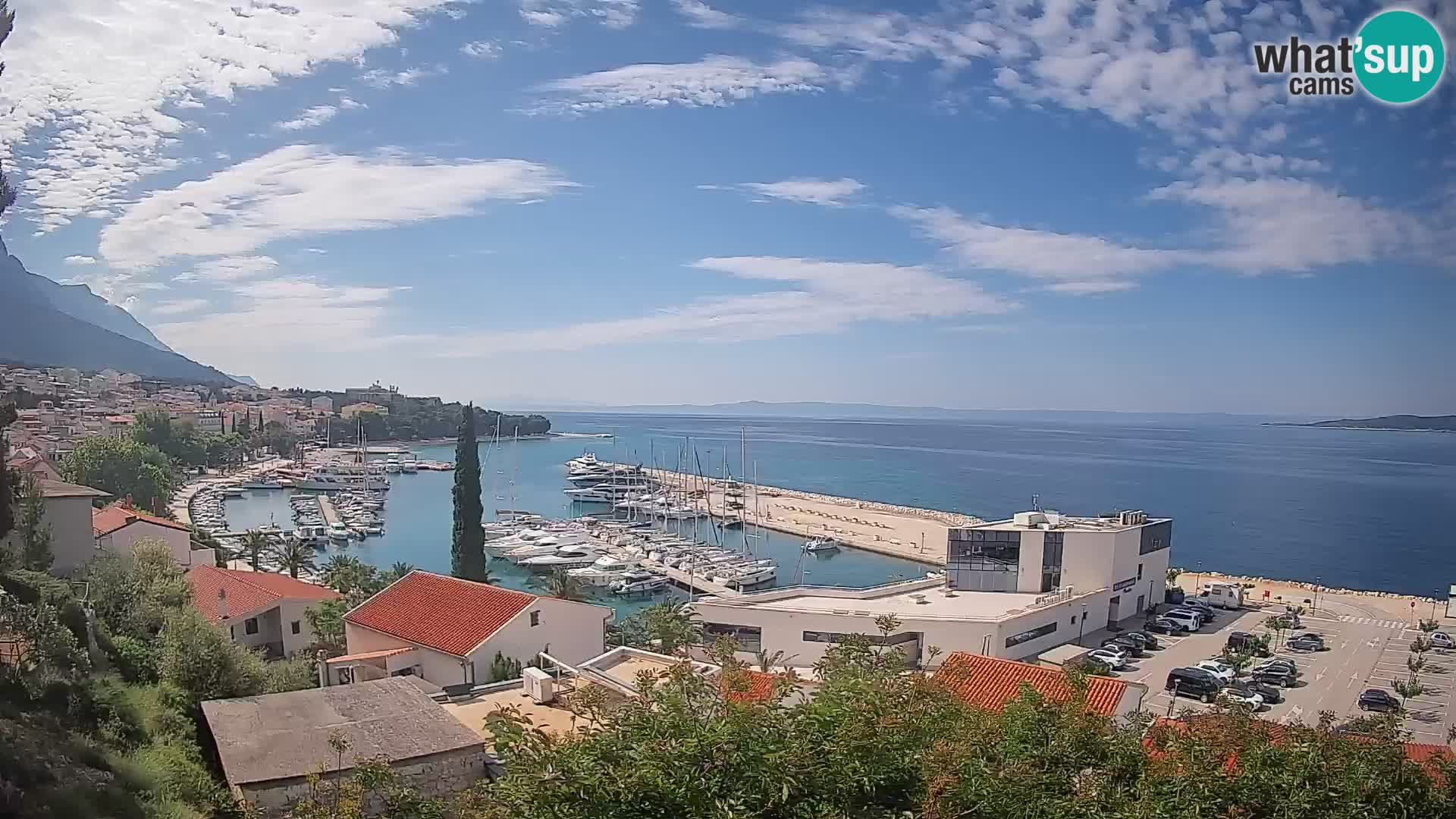 Panoramic view of Baška Voda