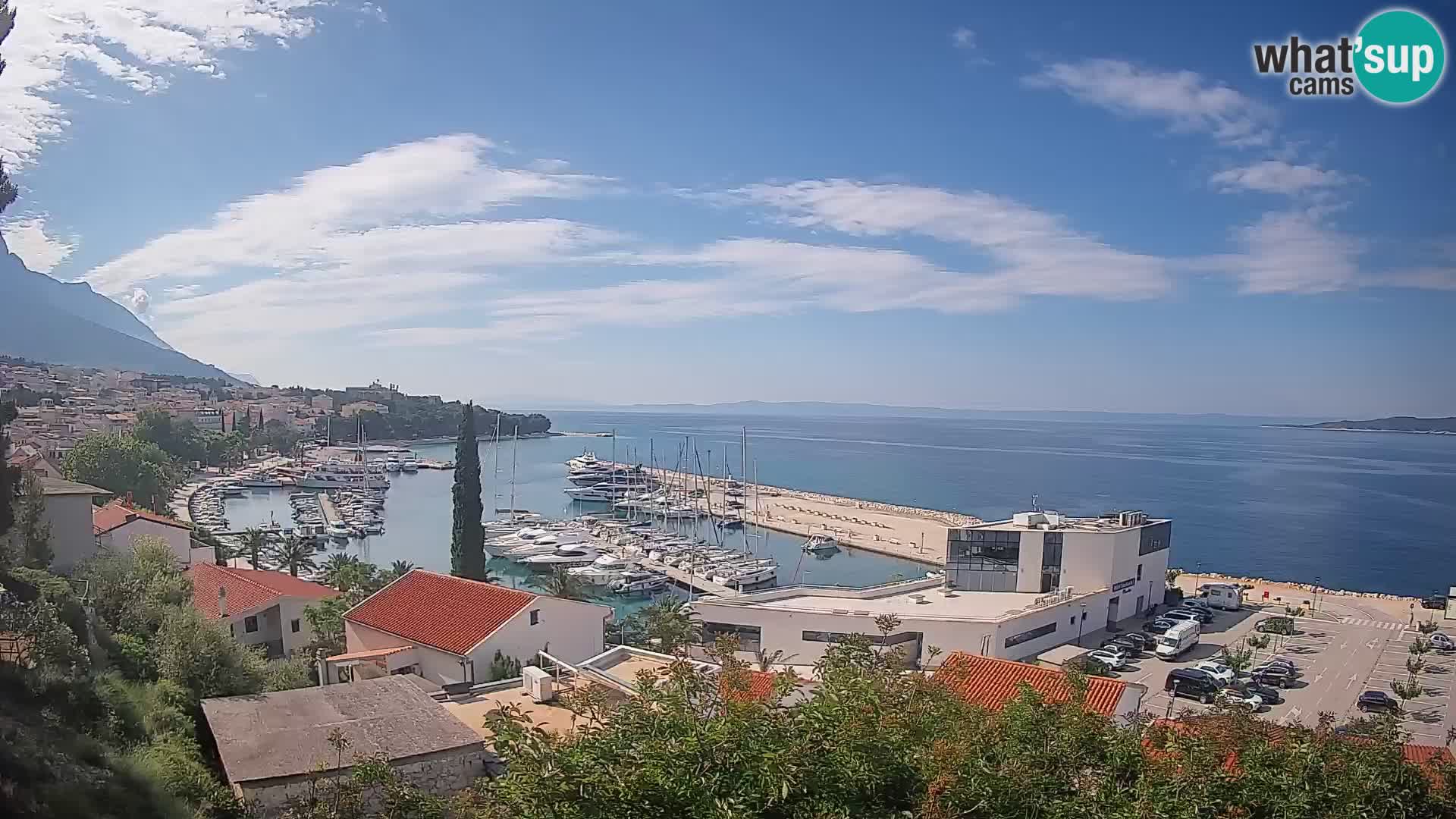 Panoramic view of Baška Voda