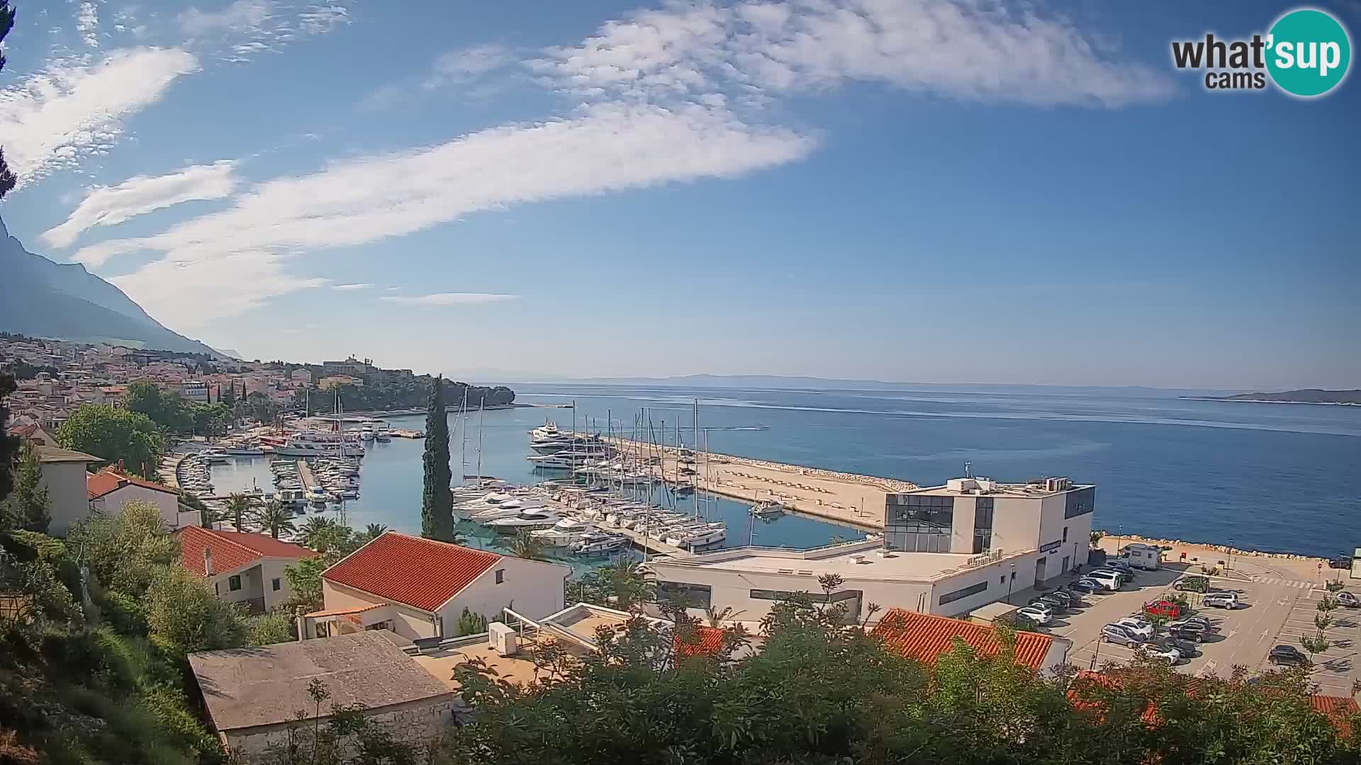 Panoramic view of Baška Voda