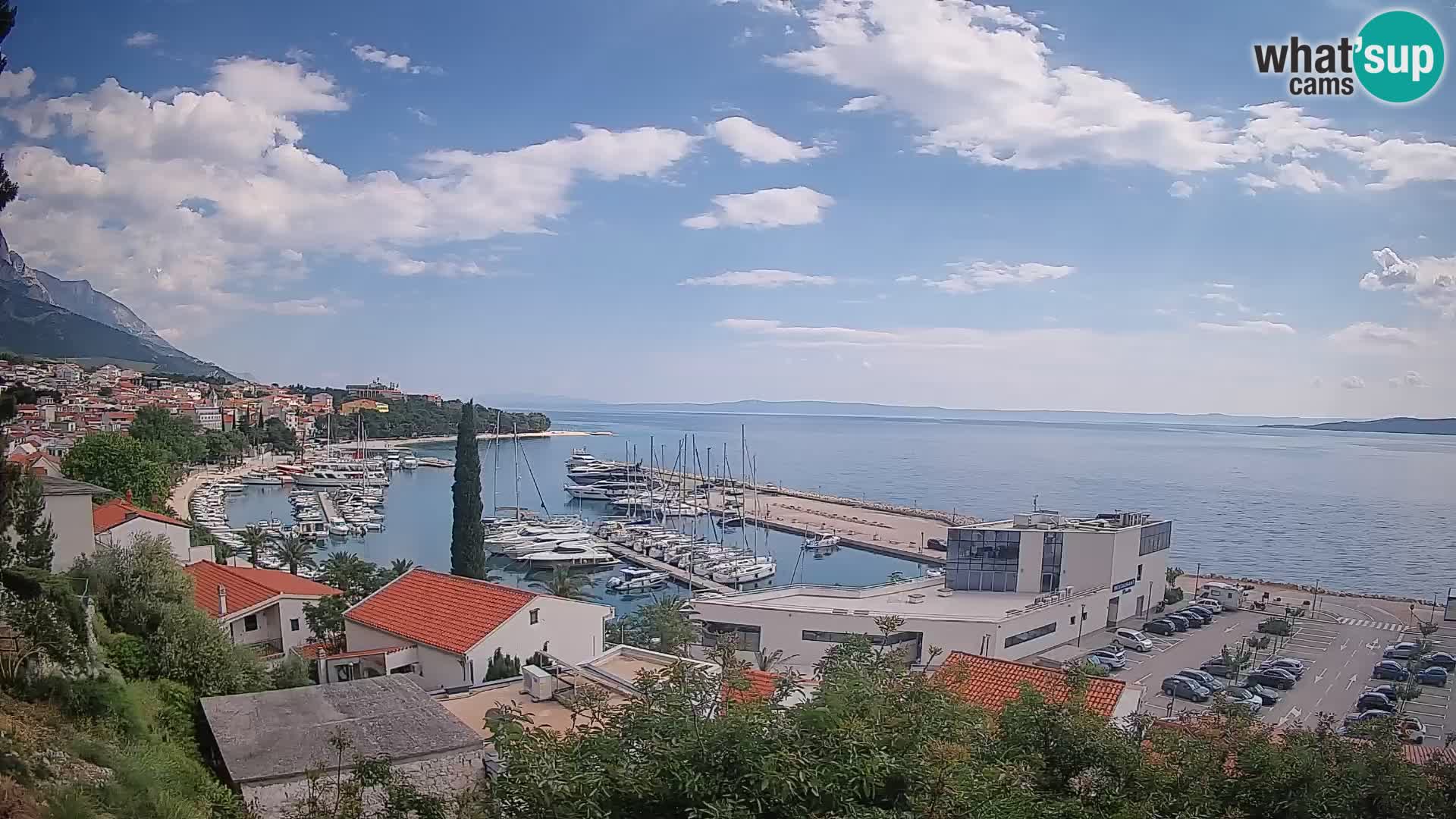 Panoramic view of Baška Voda