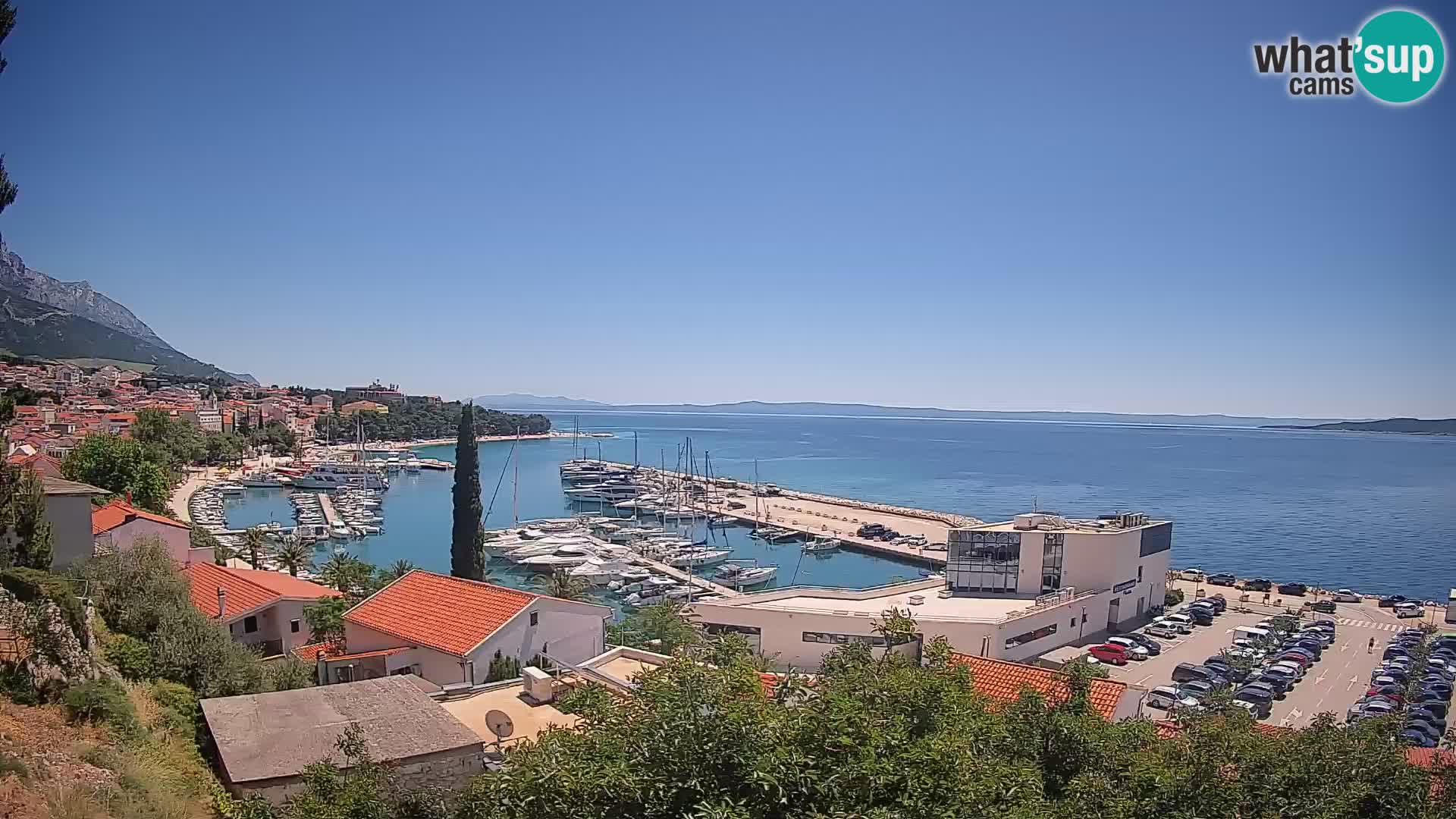 Panoramic view of Baška Voda