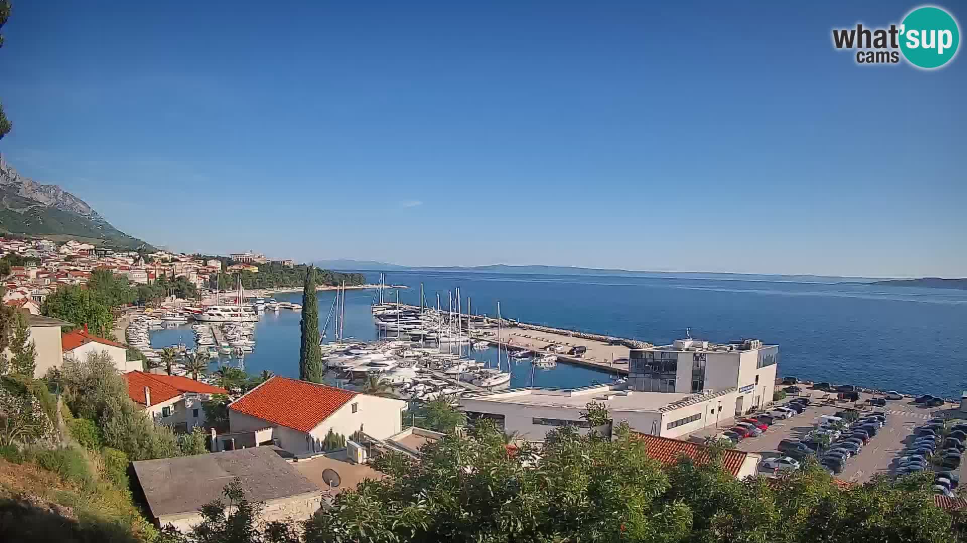 Panoramic view of Baška Voda