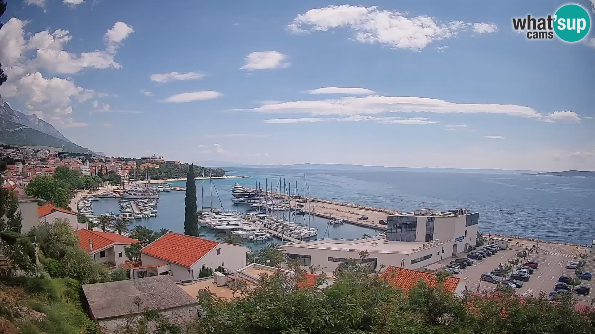 Panoramic view of Baška Voda