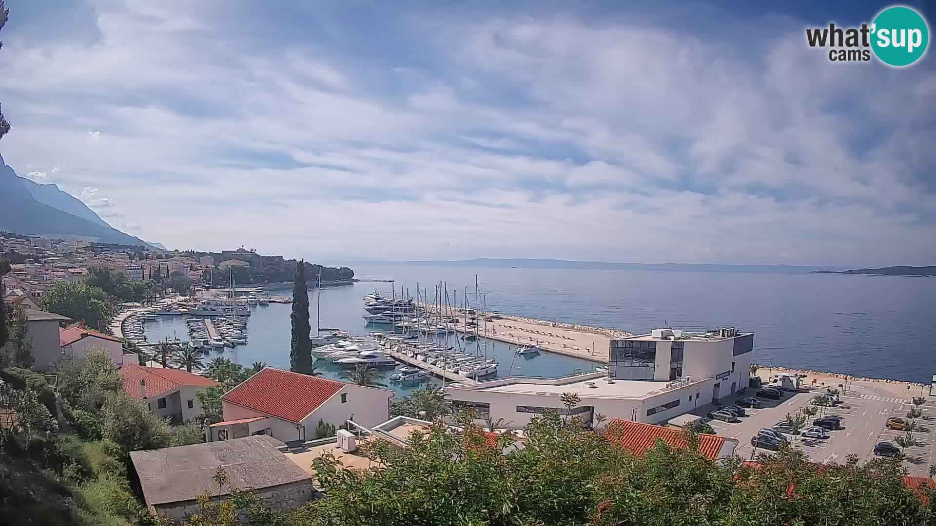 Panoramic view of Baška Voda