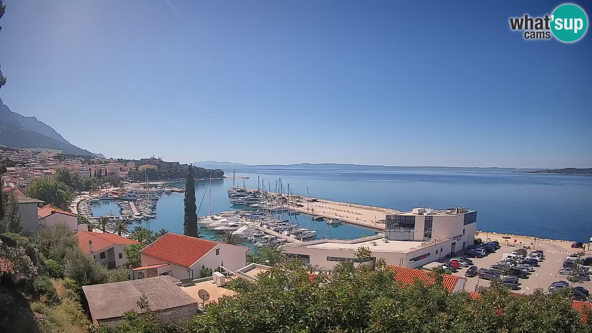 Panoramic view of Baška Voda