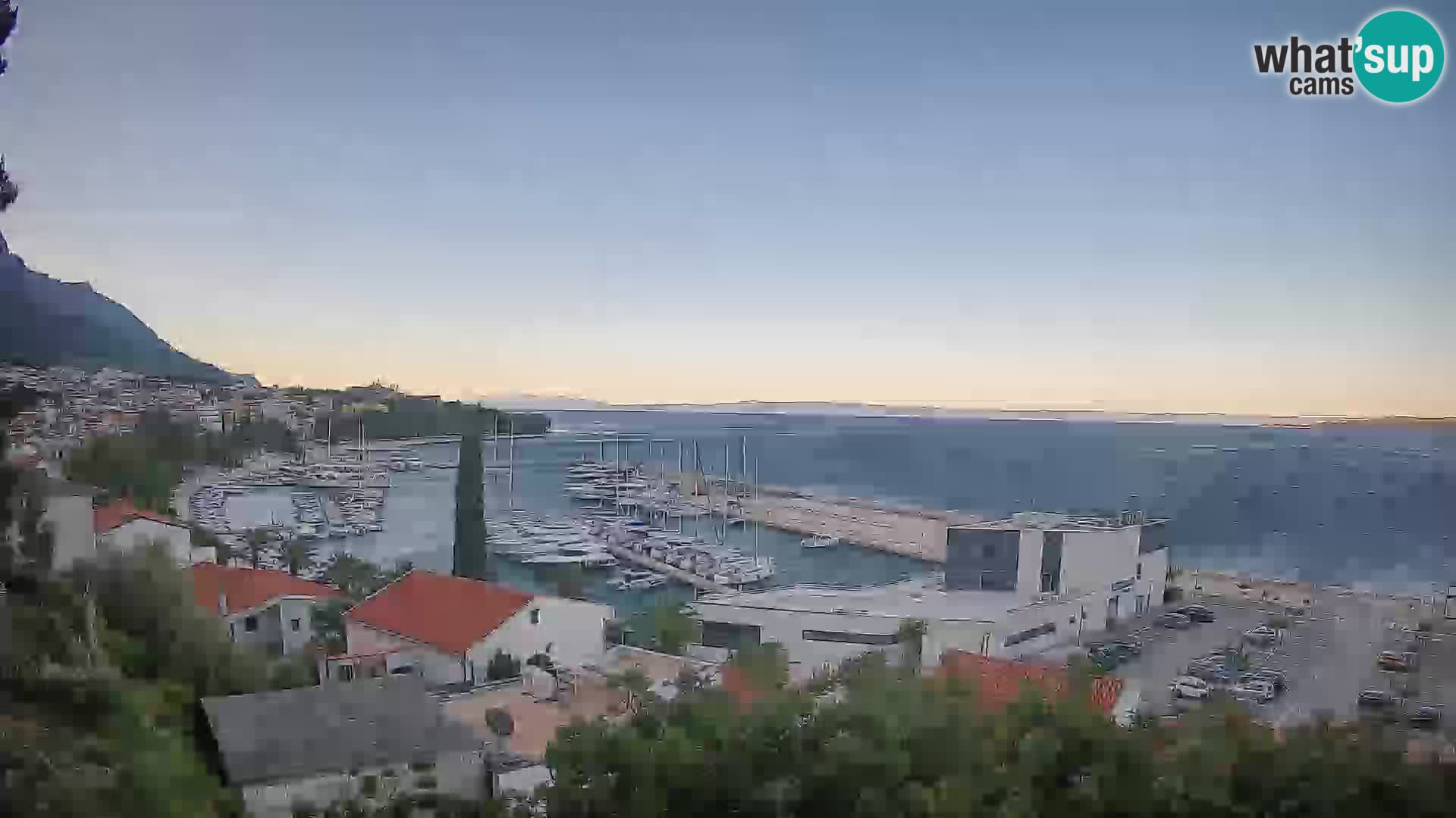 Panoramic view of Baška Voda