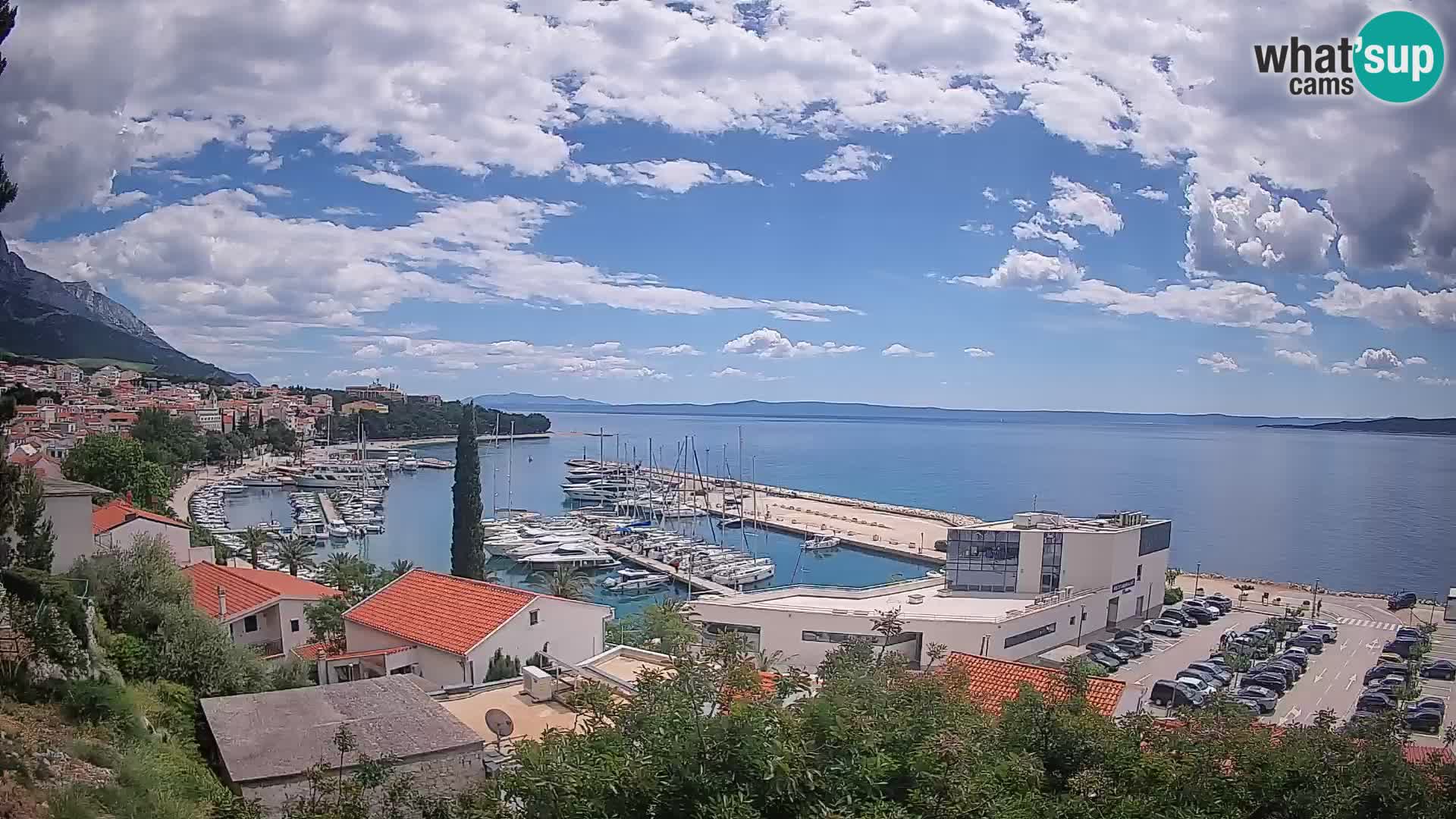 Panoramic view of Baška Voda