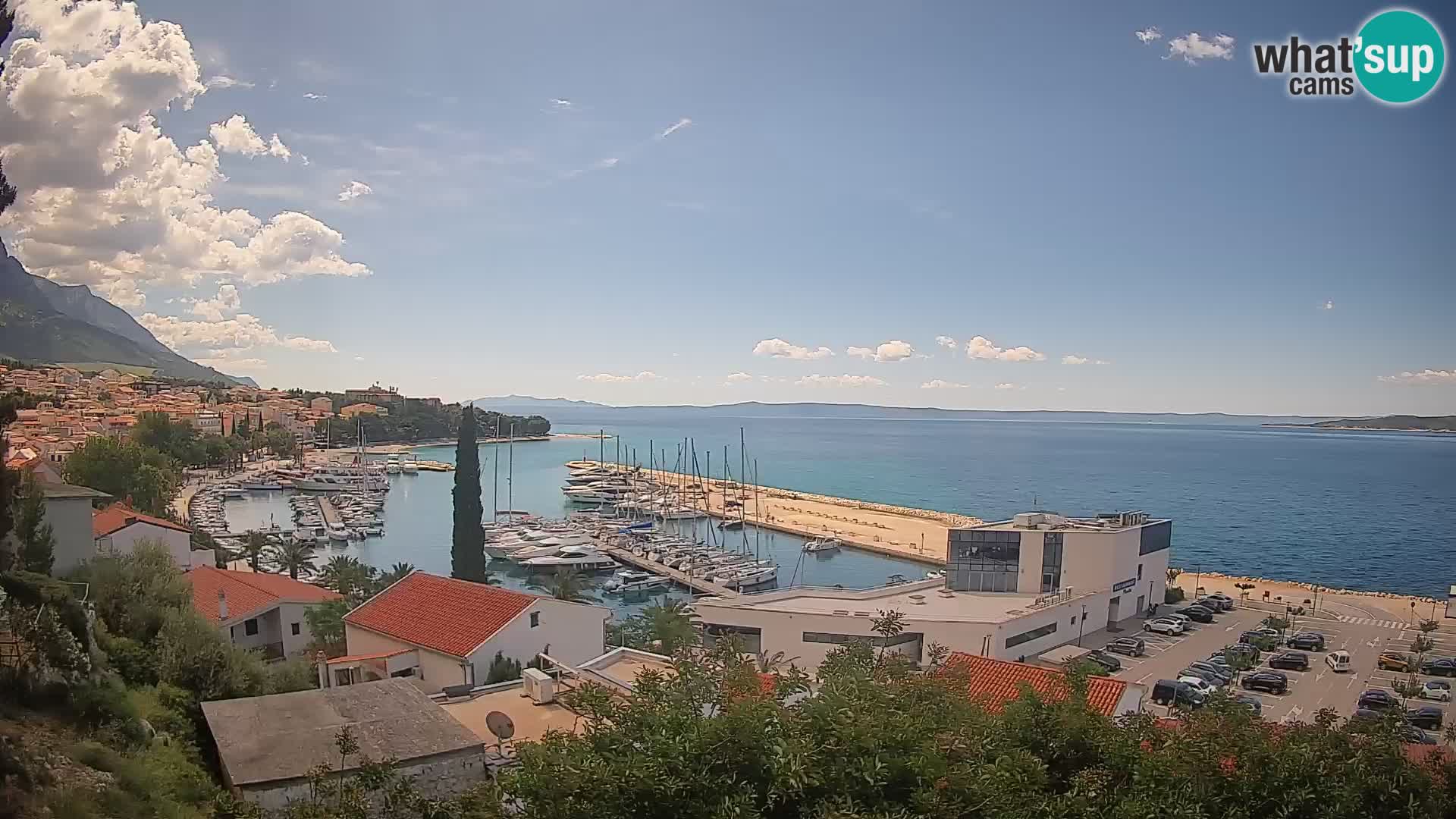 Panoramic view of Baška Voda