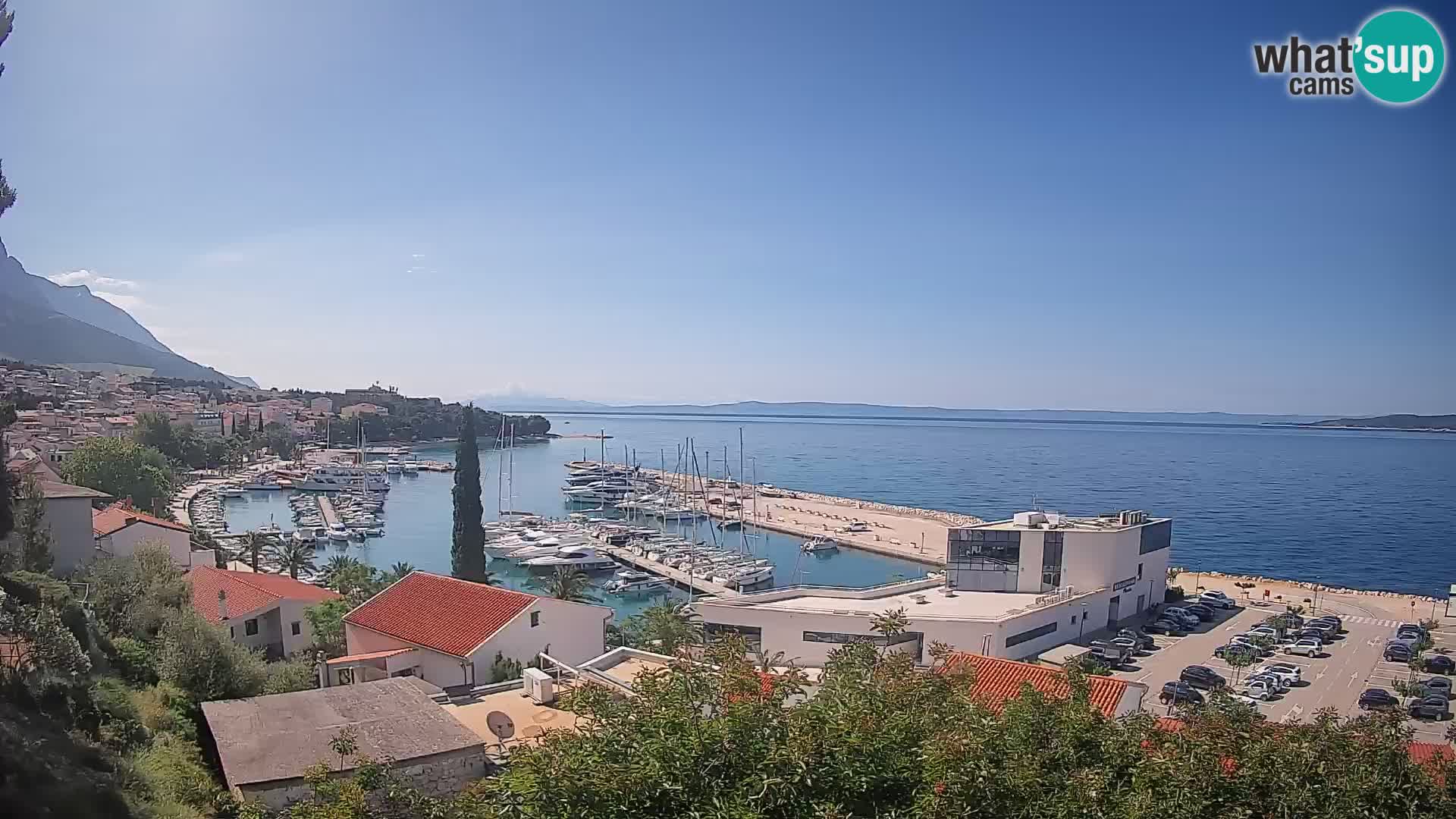 Panoramic view of Baška Voda