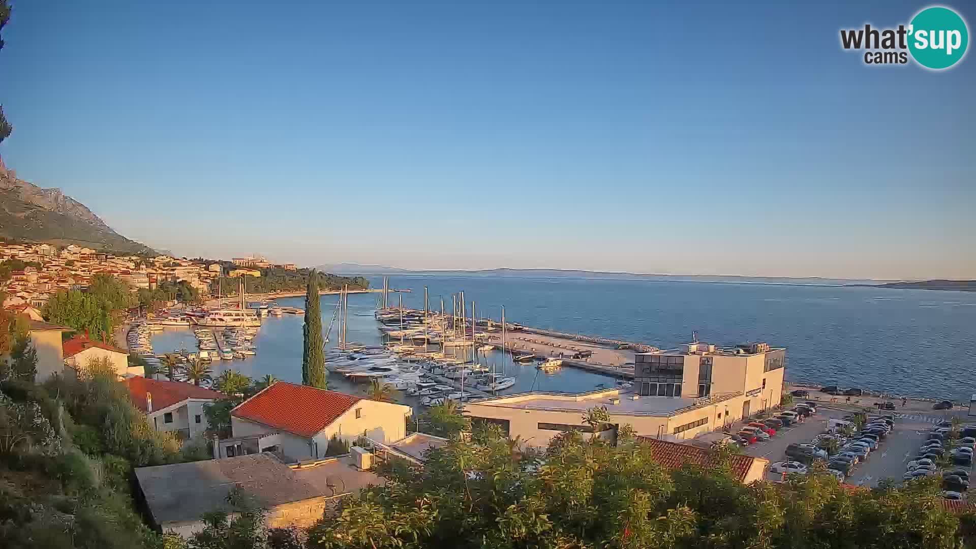Panoramic view of Baška Voda