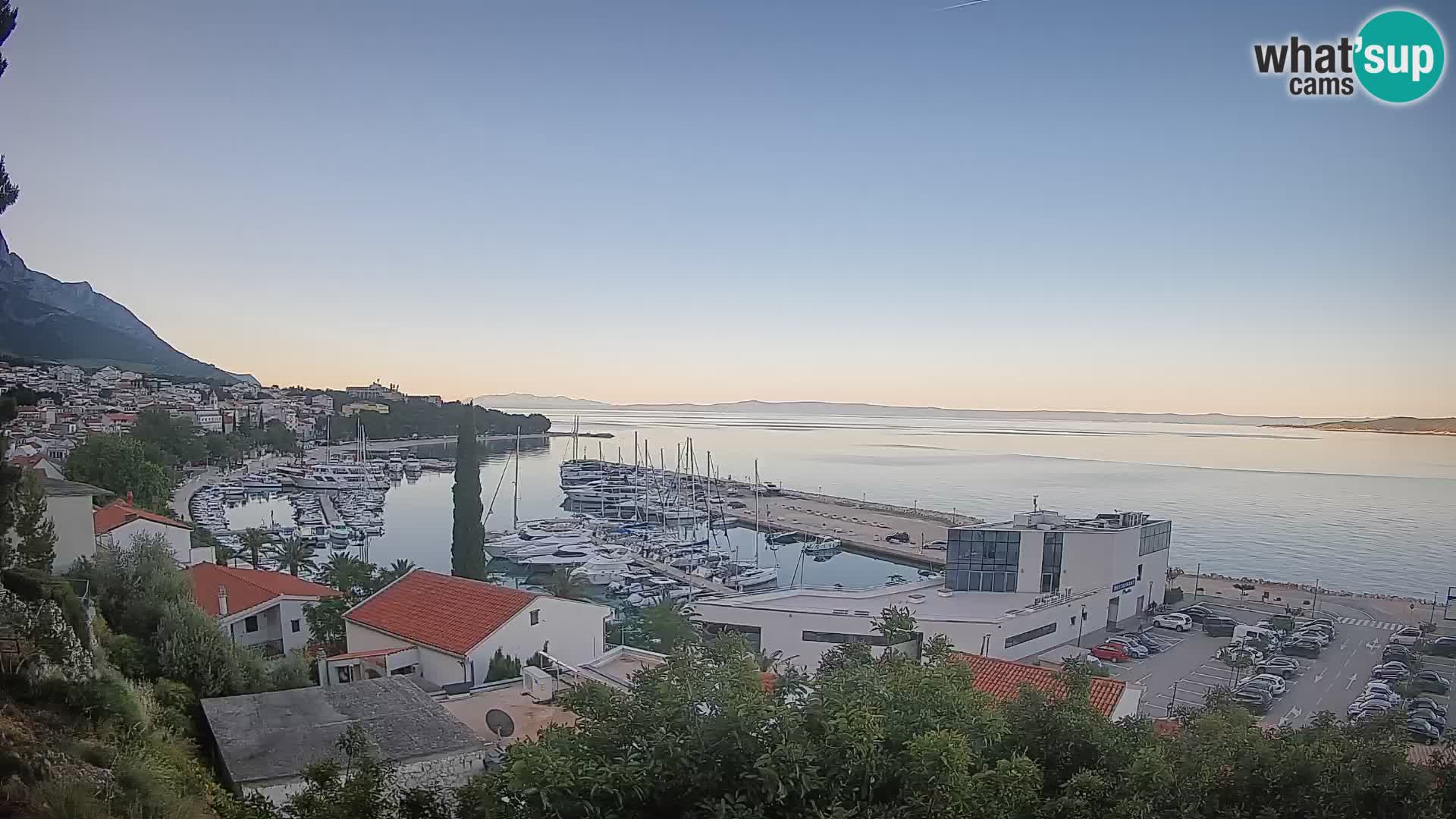 Panoramic view of Baška Voda