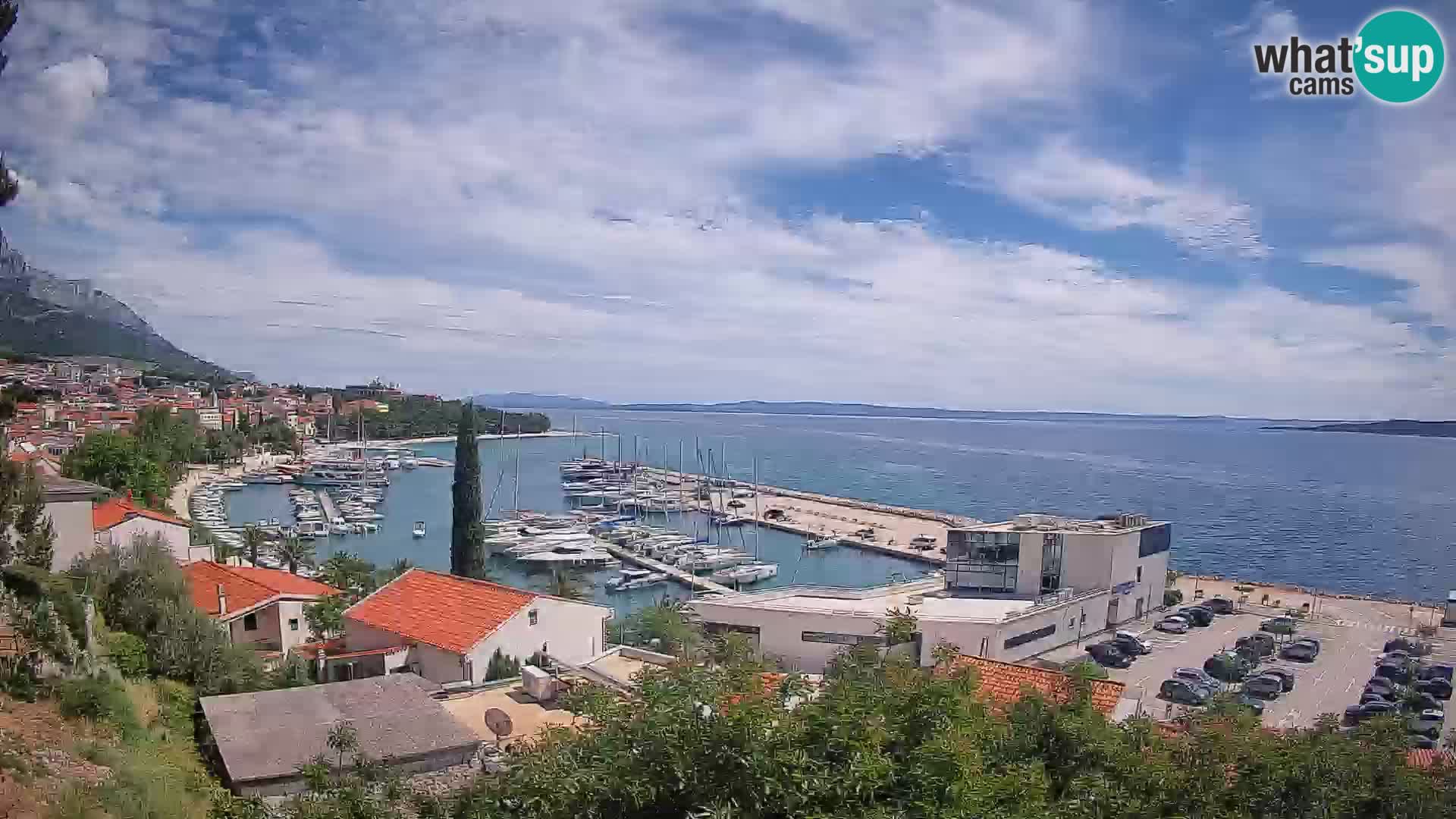 Panoramic view of Baška Voda