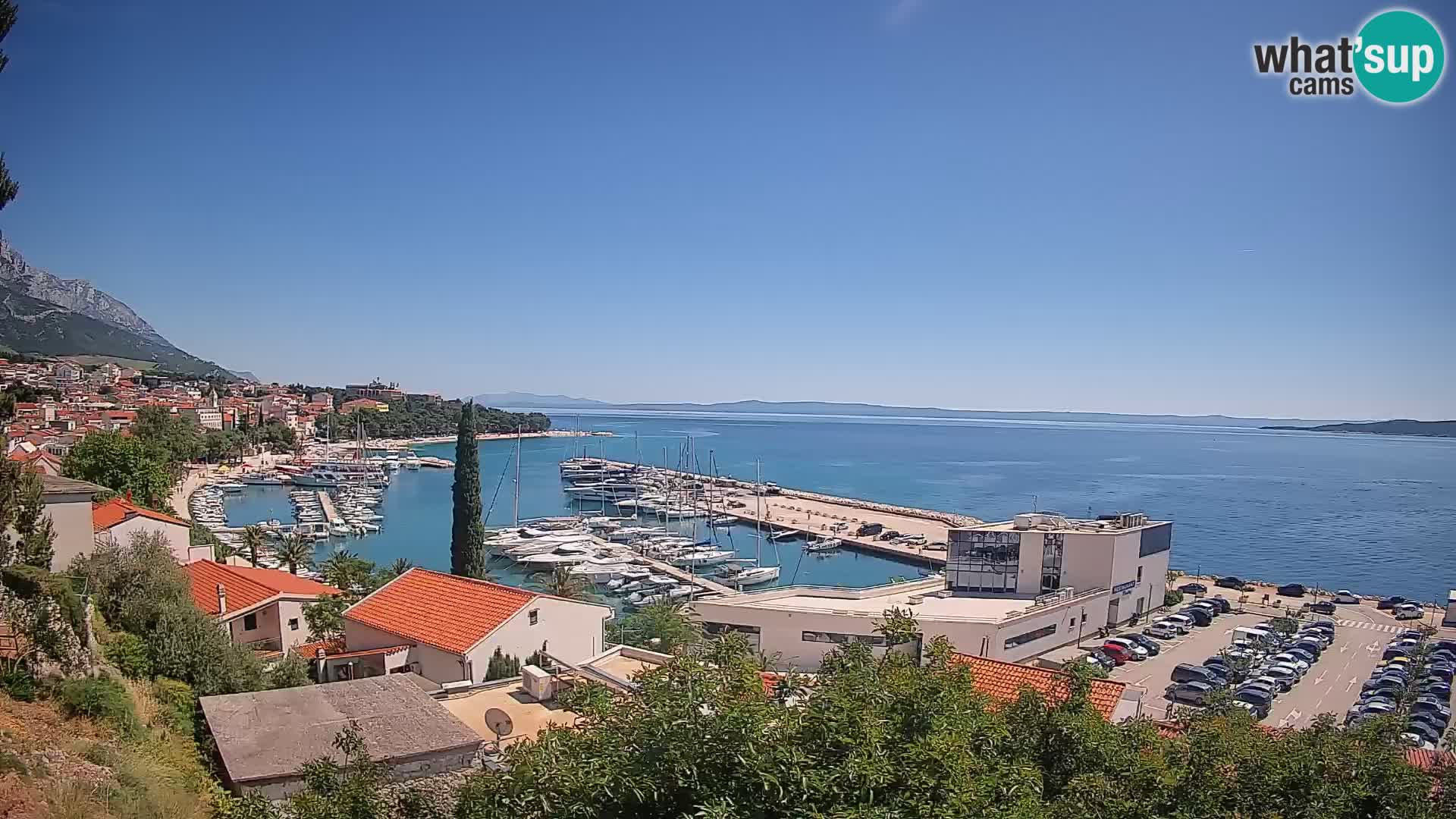 Panoramic view of Baška Voda
