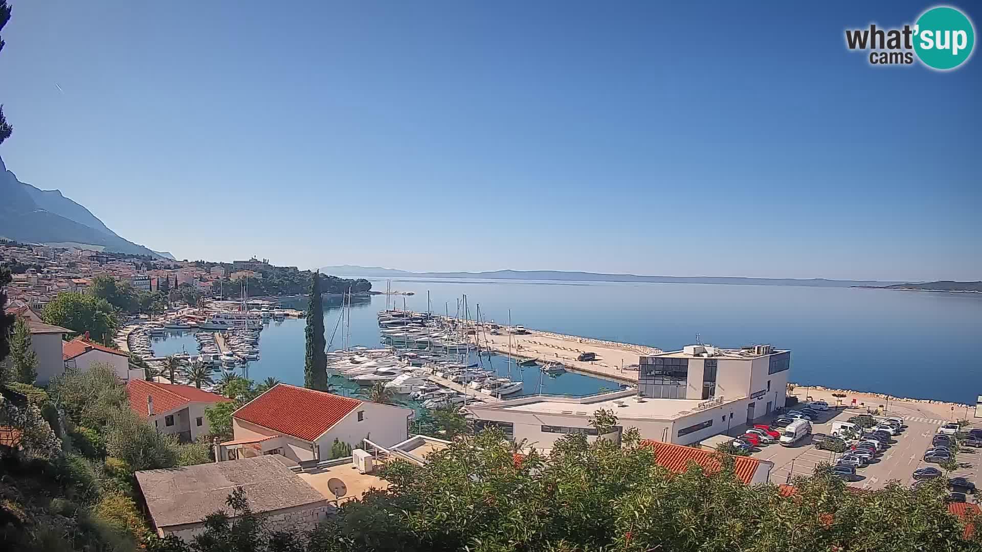 Panoramic view of Baška Voda