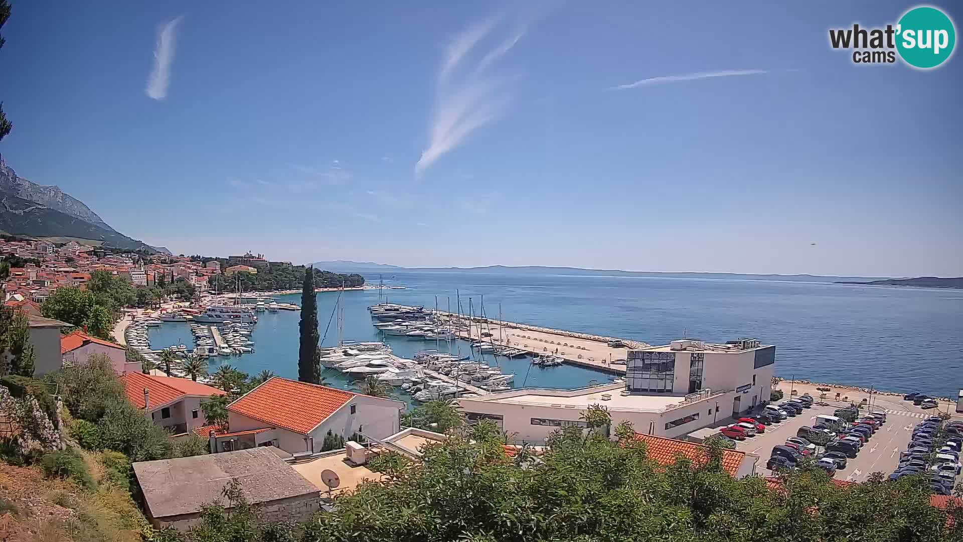 Panoramic view of Baška Voda