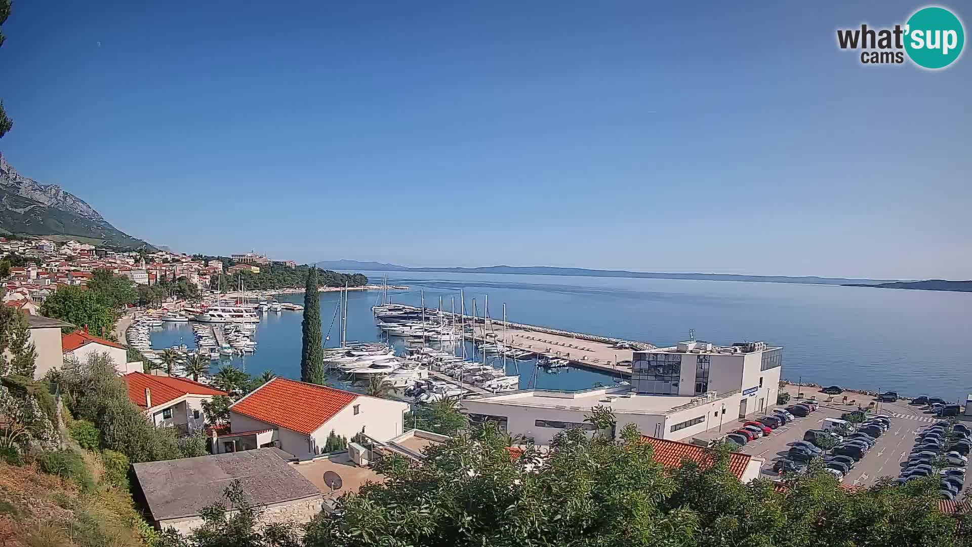 Blick auf Baska Voda