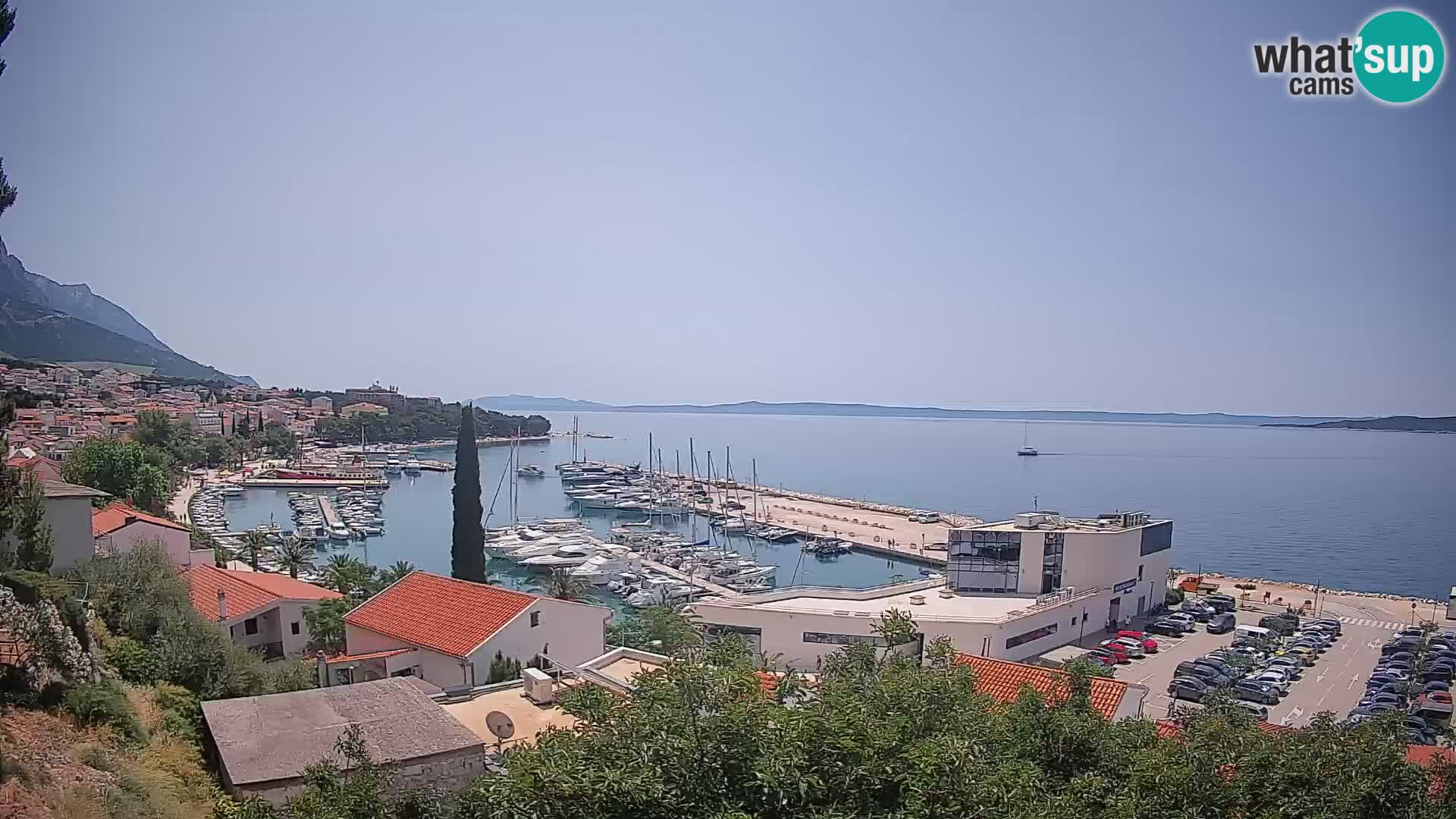 Panoramic view of Baška Voda