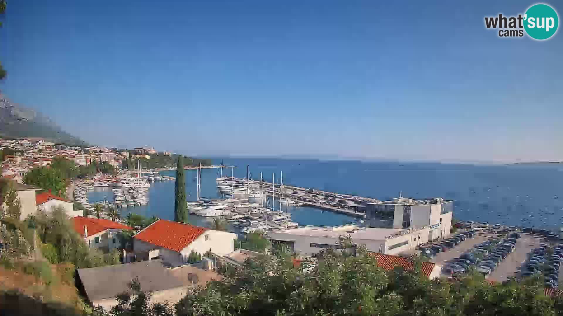 Panoramic view of Baška Voda