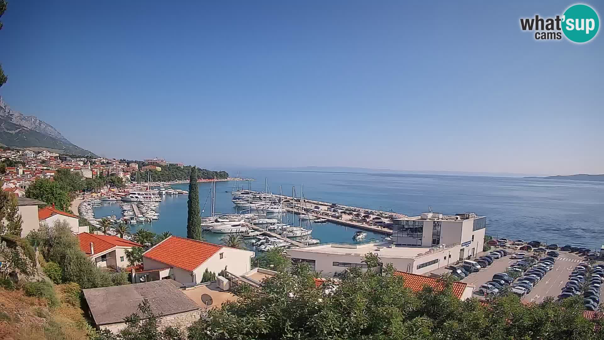 Panoramic view of Baška Voda