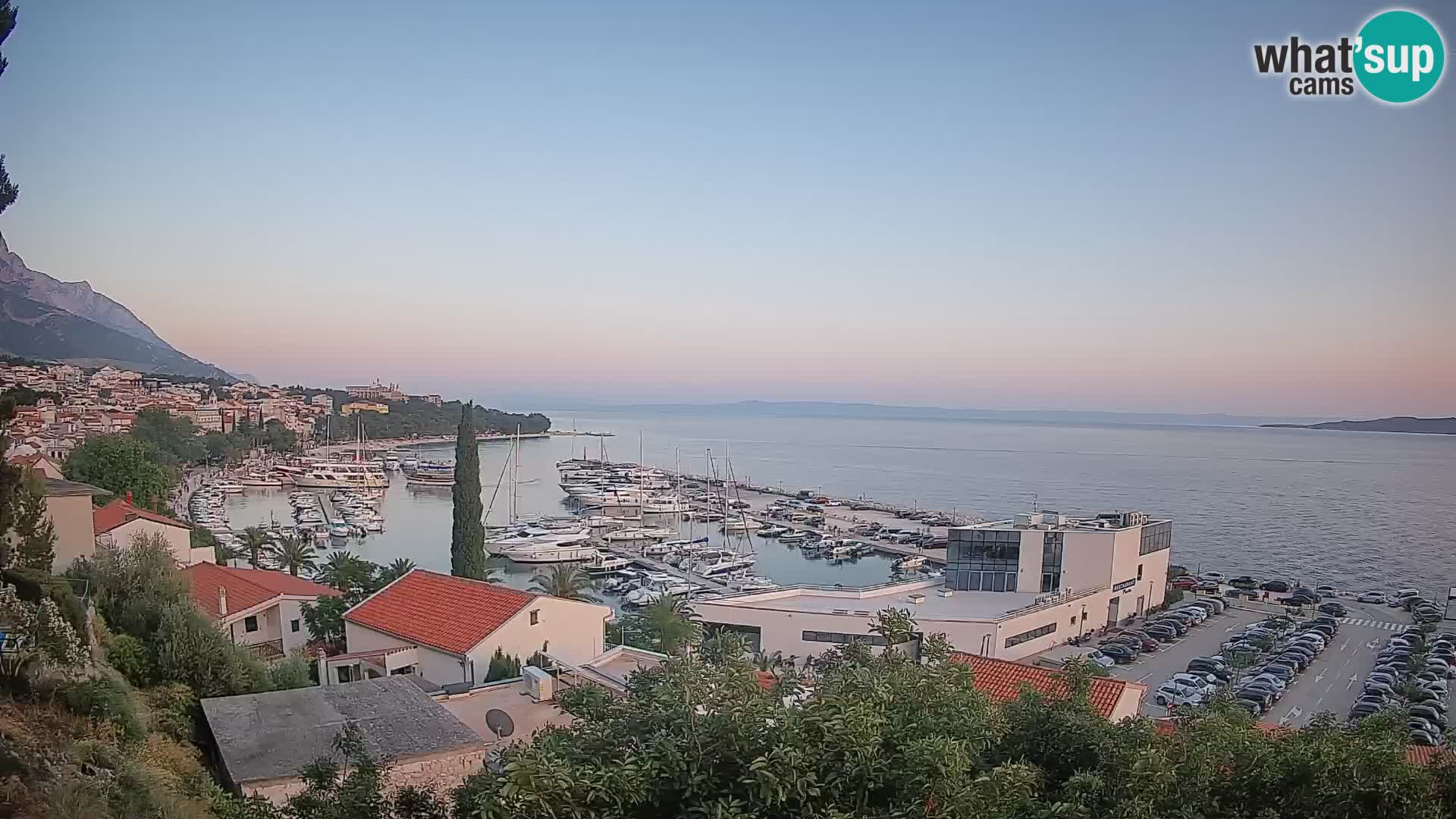 Panoramic view of Baška Voda