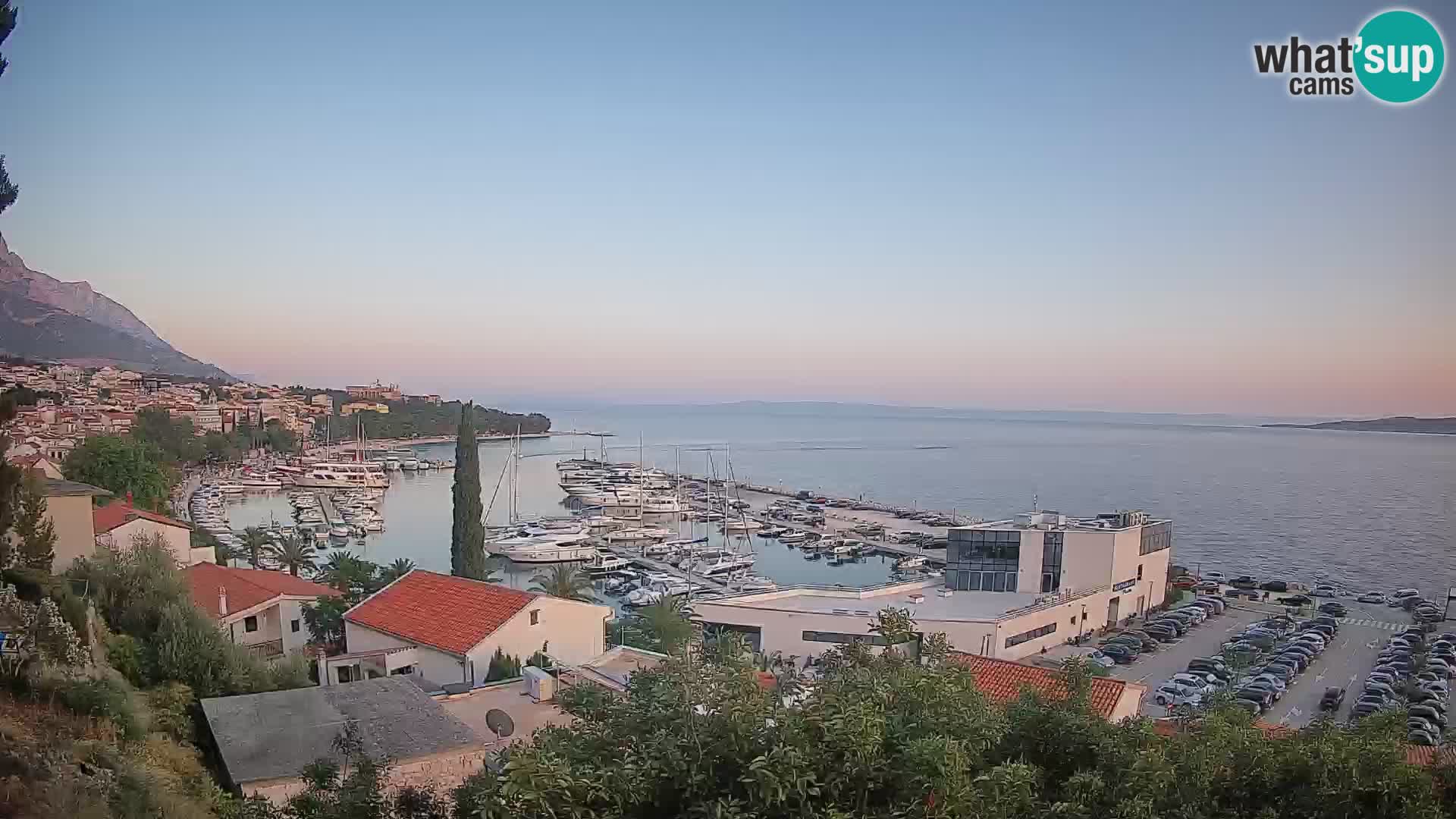 Panoramic view of Baška Voda