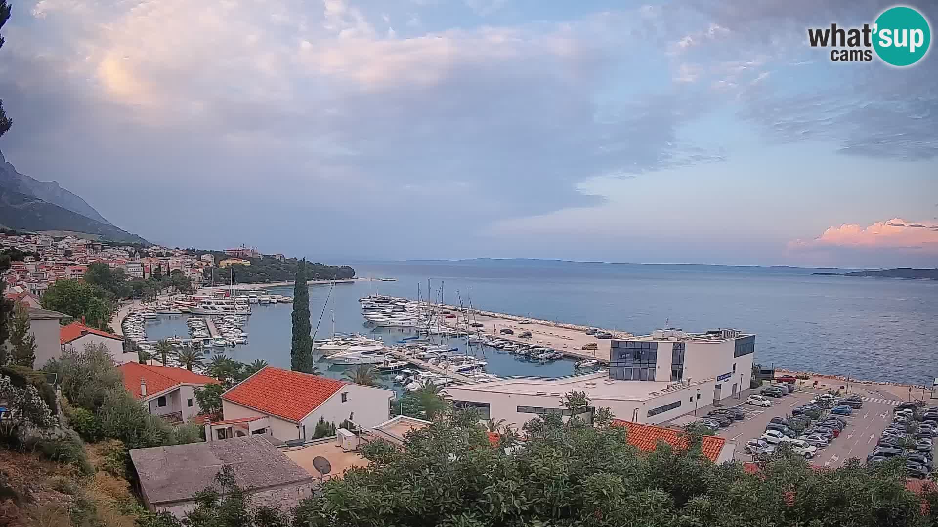 Panoramic view of Baška Voda