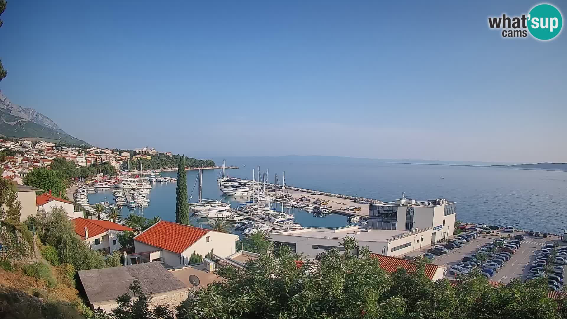 Blick auf Baska Voda