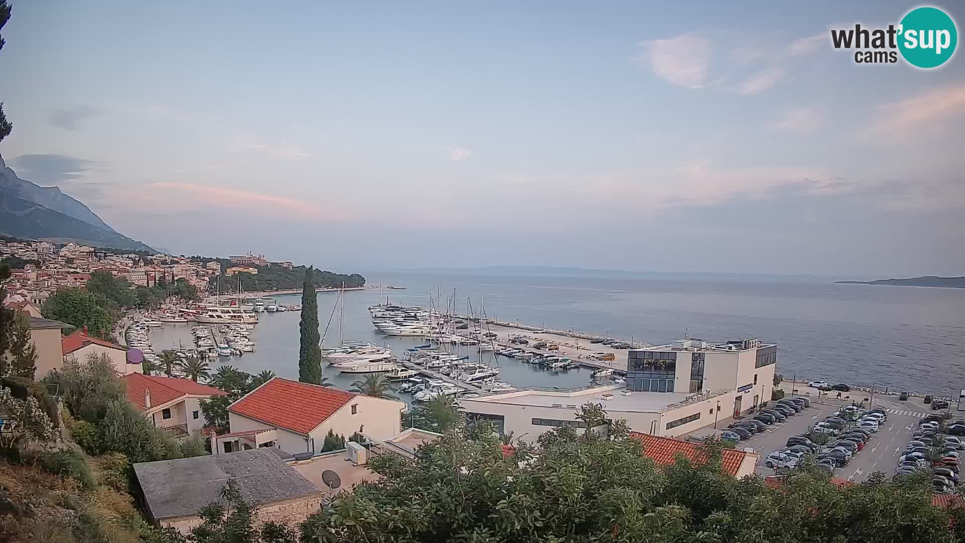 Panoramic view of Baška Voda