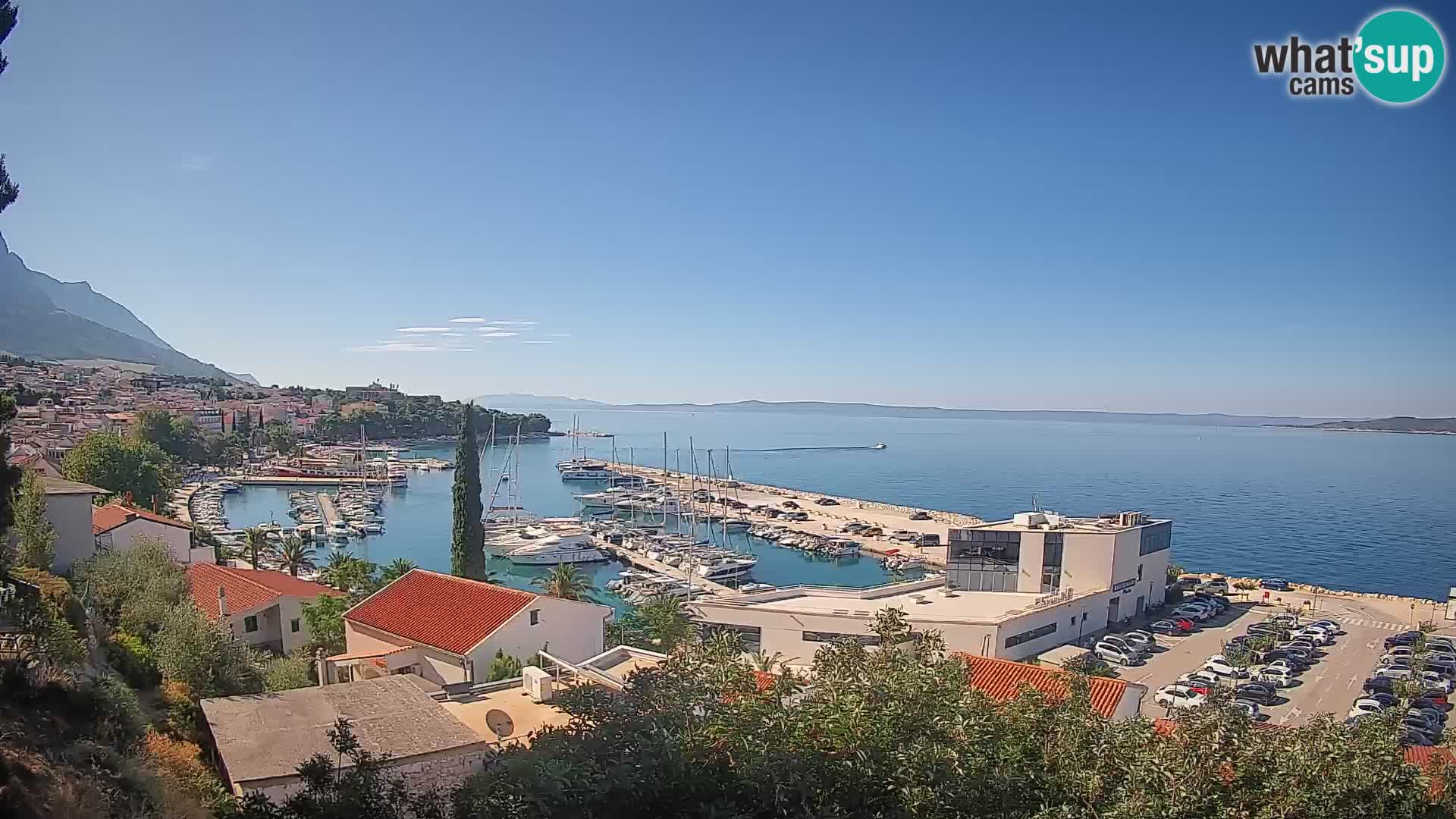 Panoramic view of Baška Voda