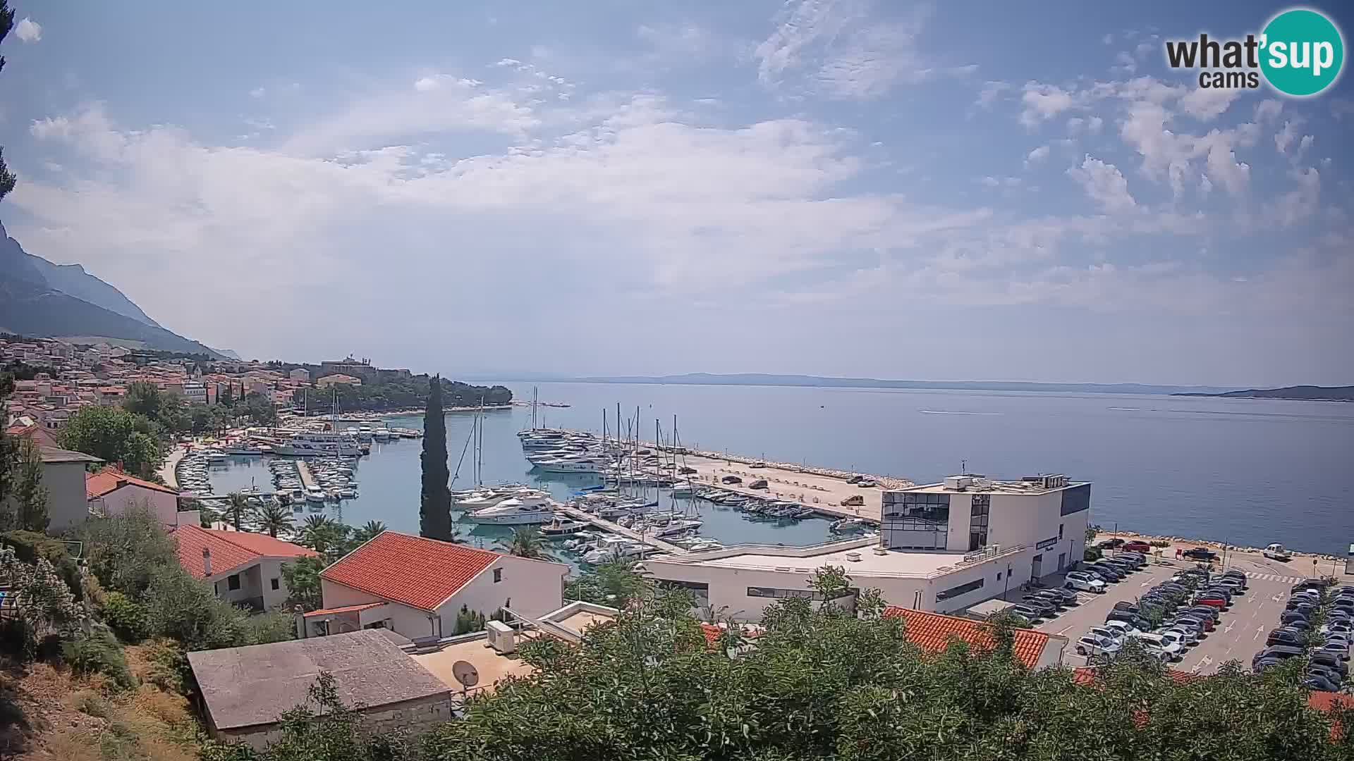 Panoramic view of Baška Voda