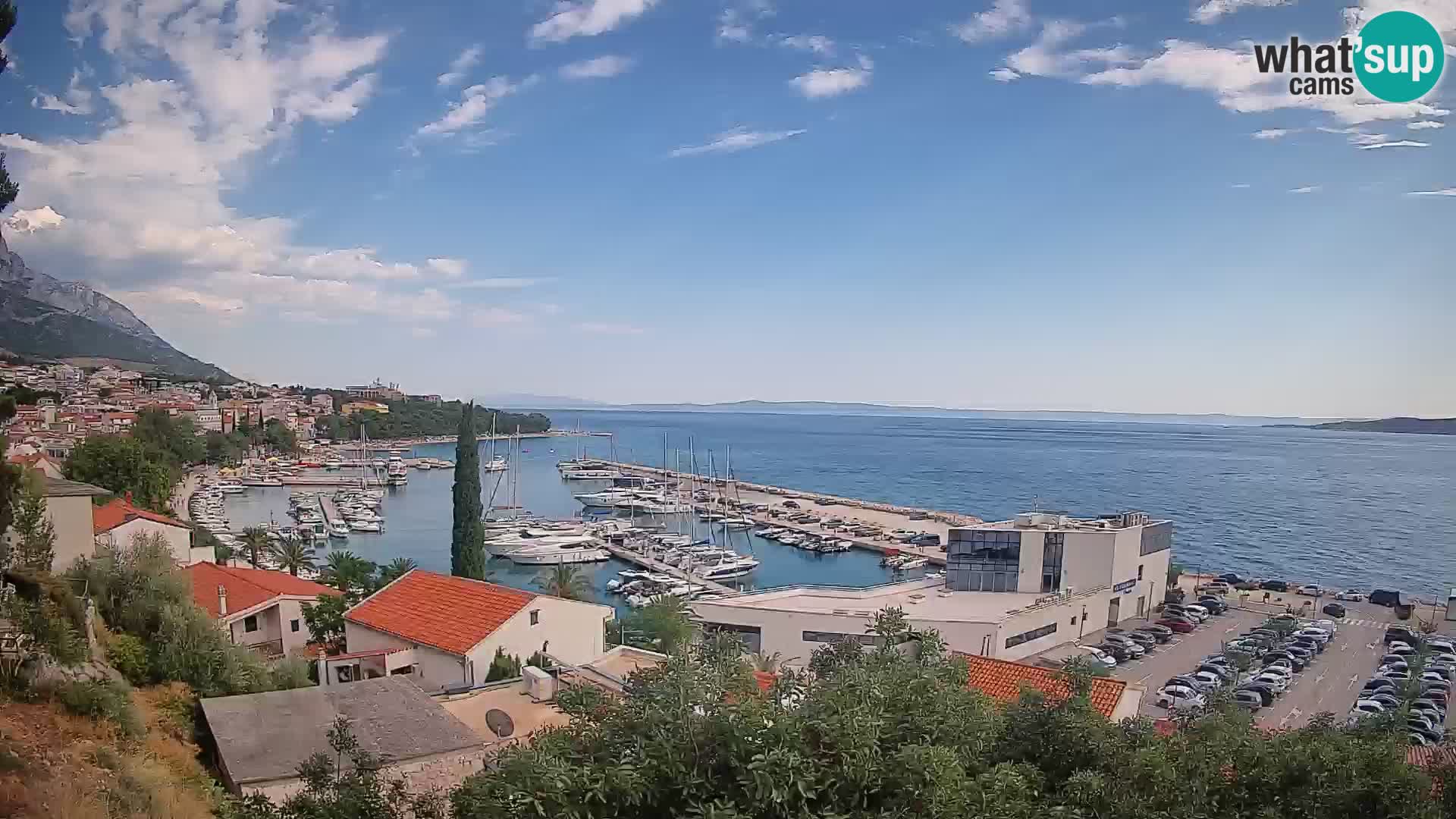 Panoramic view of Baška Voda