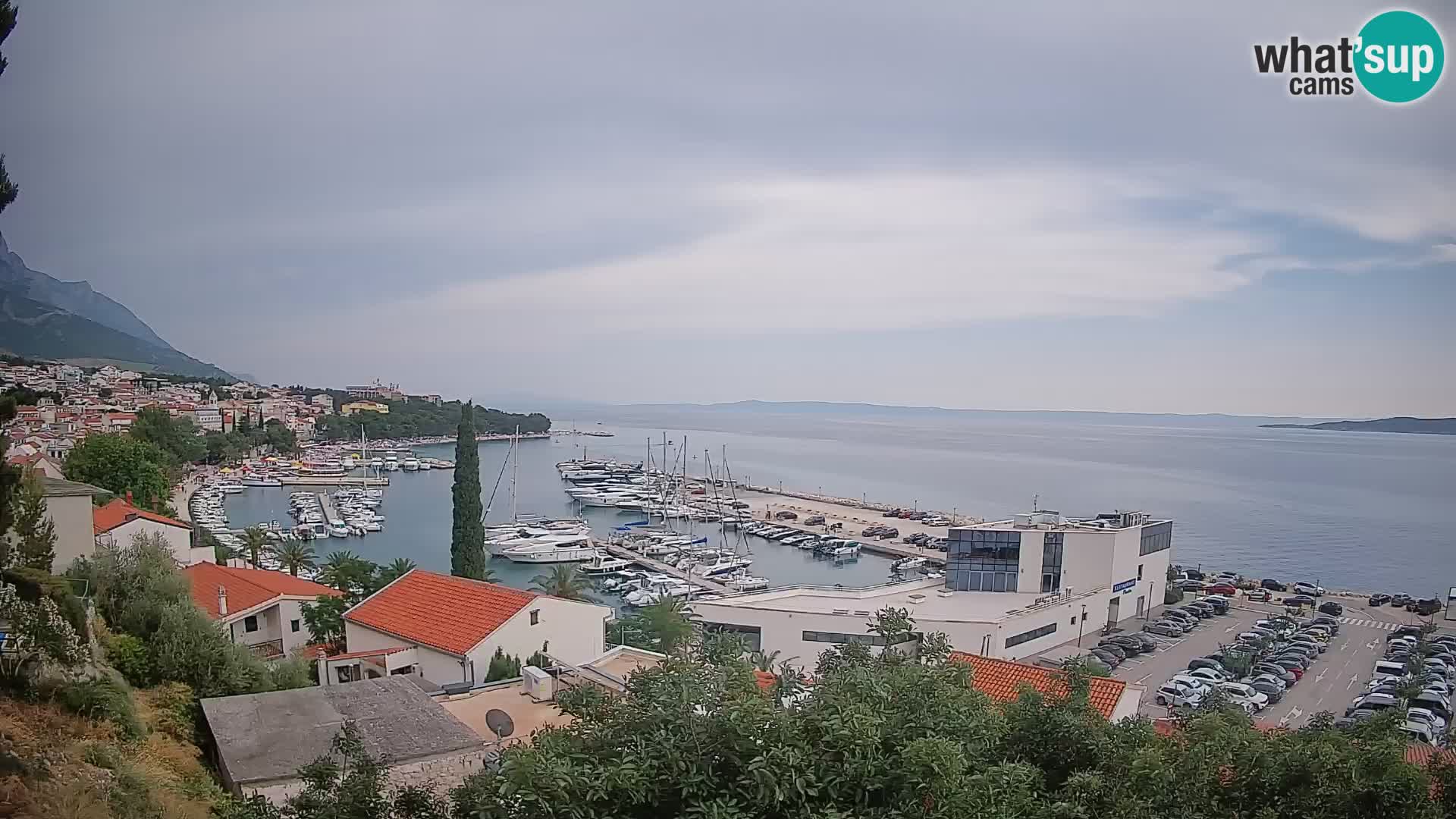 Panoramic view of Baška Voda