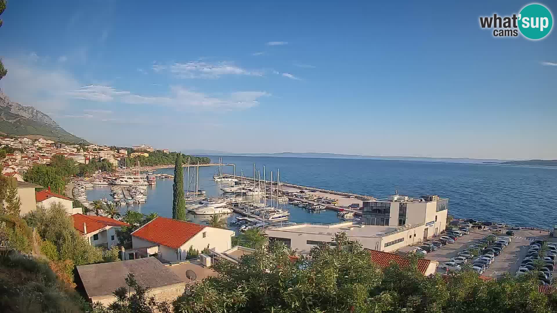 Panoramic view of Baška Voda